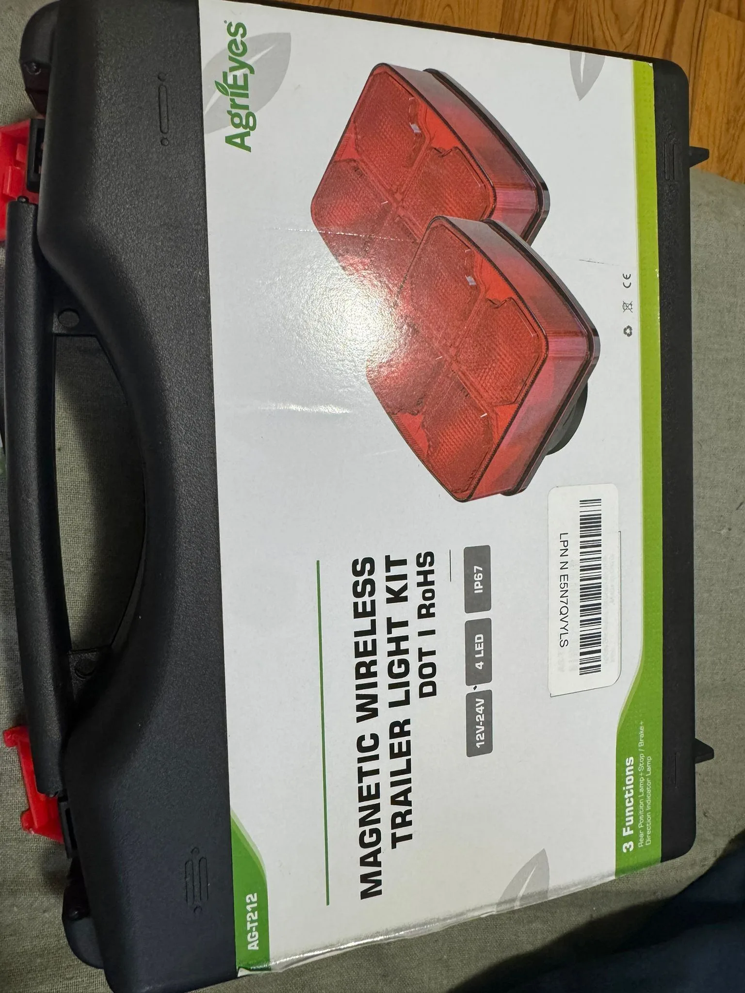 AgriEyes 2PCS Wireless Trailer Light Kit for Towing image indicator(2)