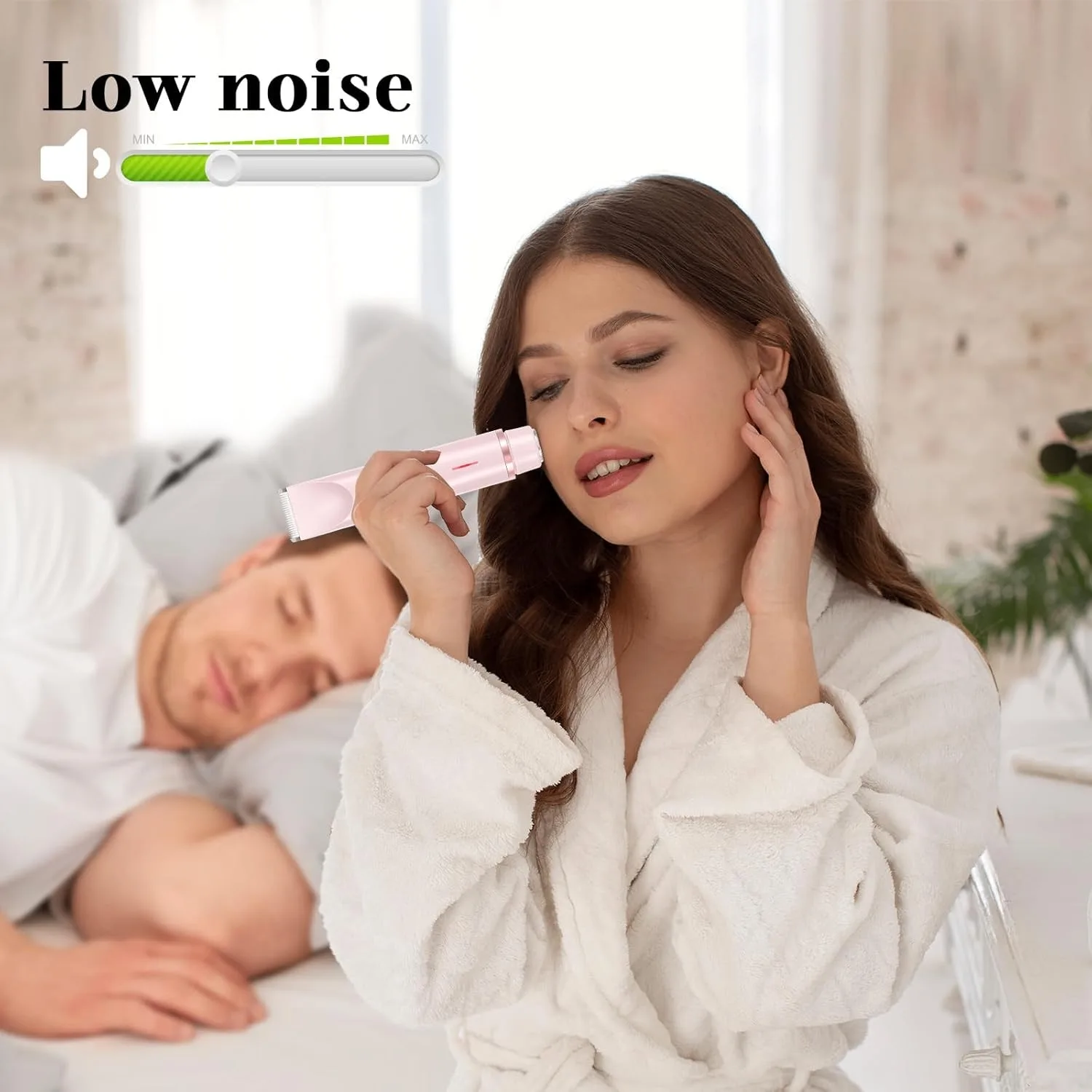 Bikini Trimmer for Women 2-in-1 Electric Razors image indicator(2)