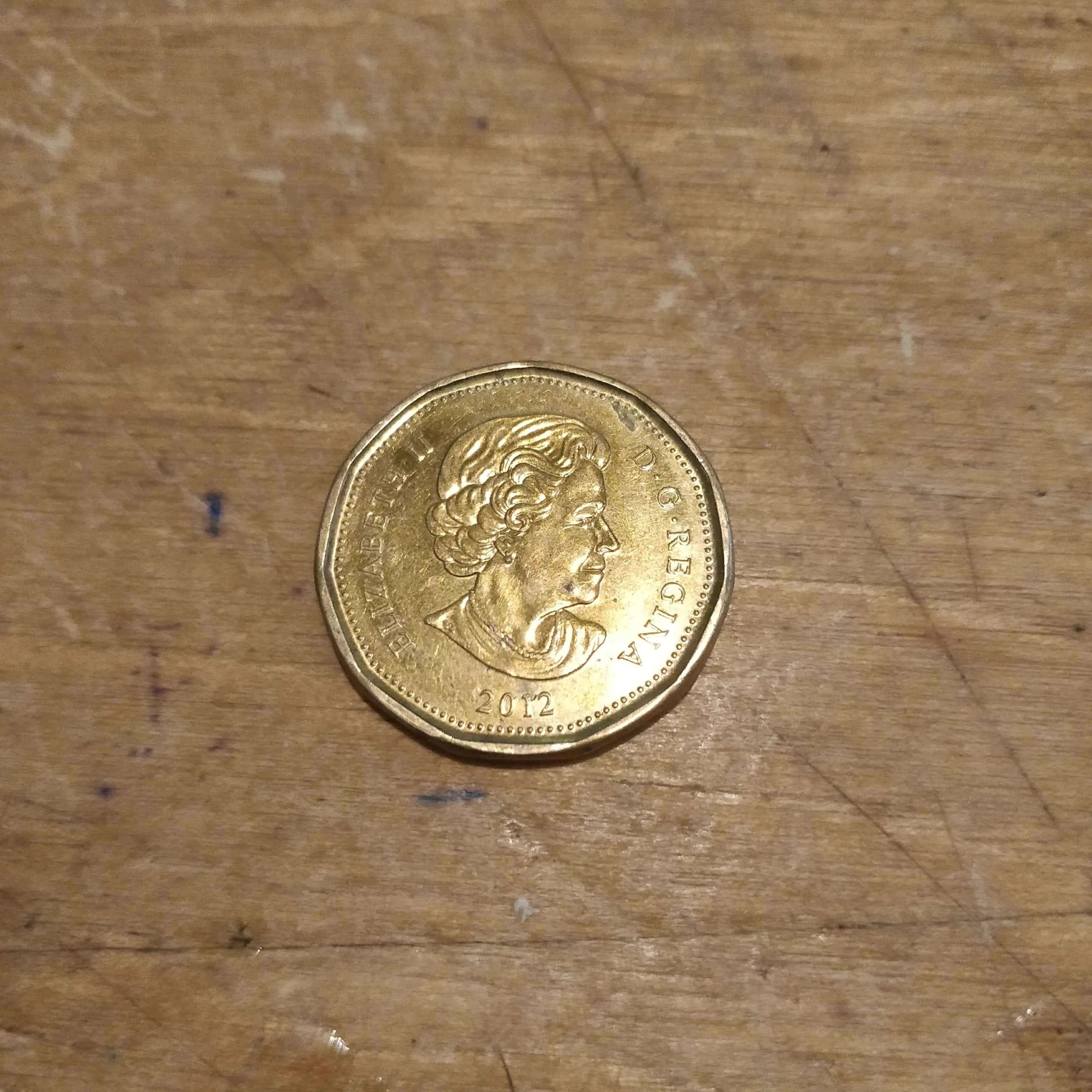 2012 one dollar coin