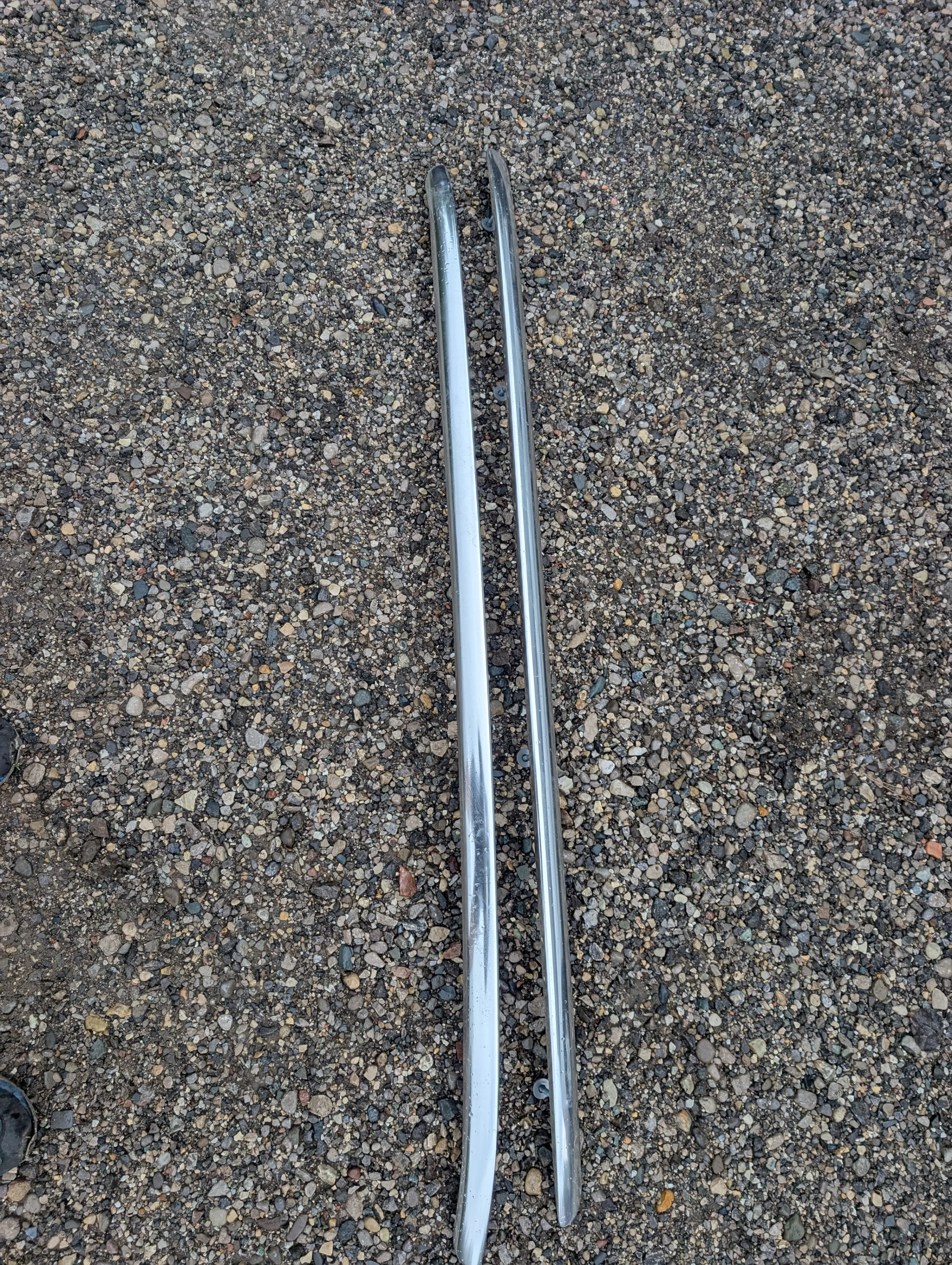 Roof Rail Luggage Rack - Audi (8U0-860-022-A-2ZZ) Chrome. image indicator(3)