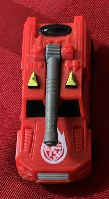 Hot Wheels 1994 Red Fire Truck With Fire Cannon Red