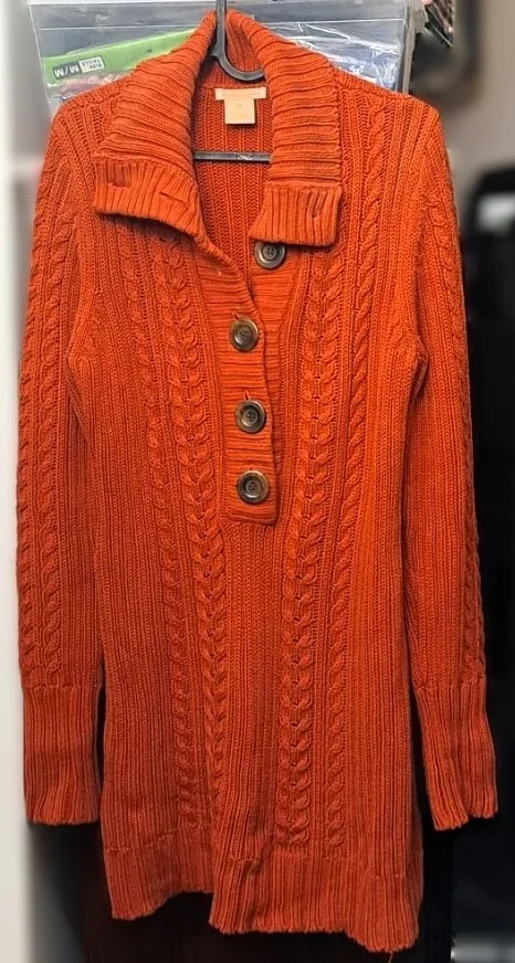 Elegant Knitted Breathable Cotton Sweater Dress Premium Quality image indicator(4)