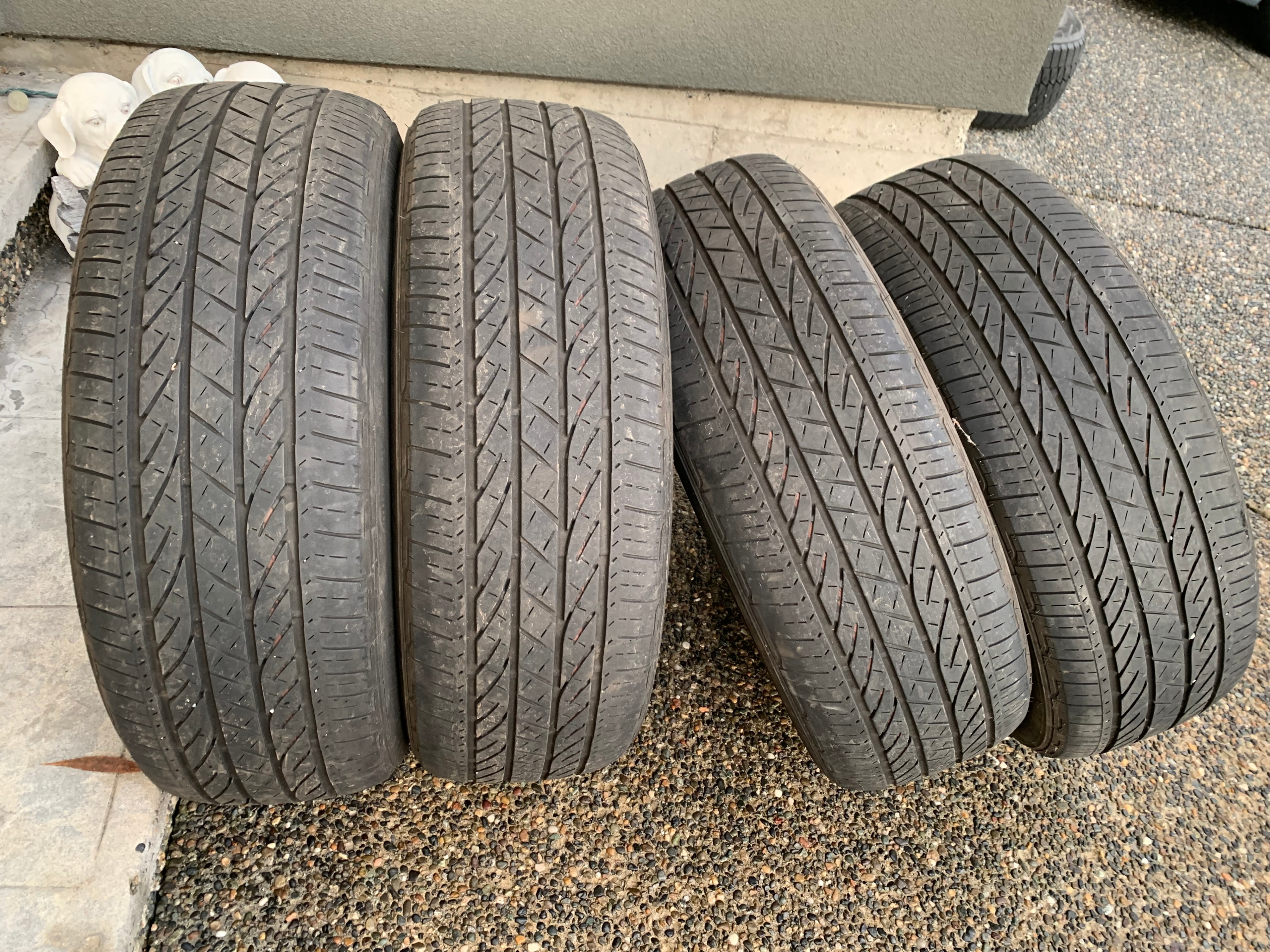 SET of 235/60/18 103H Bridgestone Turanza EL440 with 55% tread
