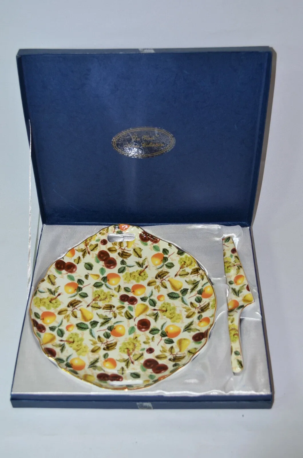 Fine China Cake Plate Server 1855 tipo limoges da vinci home