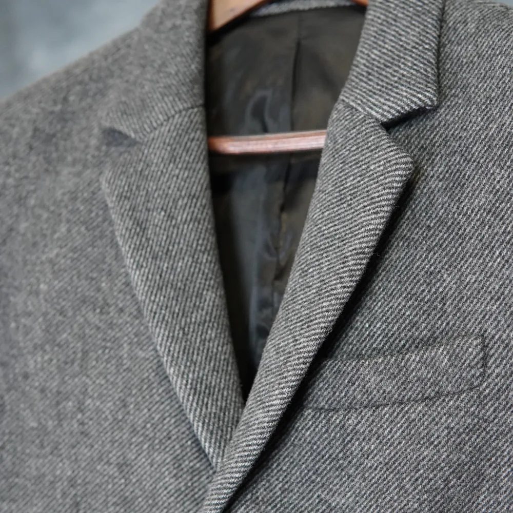 Club Monaco Top Twill Coat – Grey | Size 36 (Men’s Small) image indicator(6)