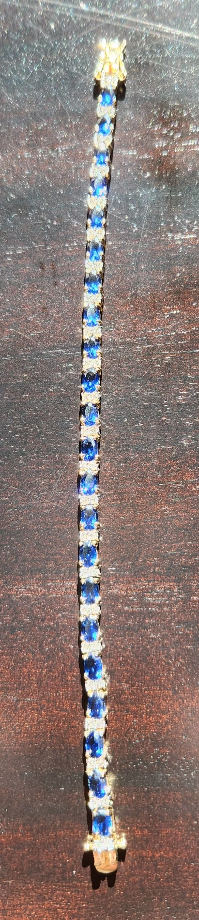 Brilliant Blue & CZ Bracelet image indicator(4)