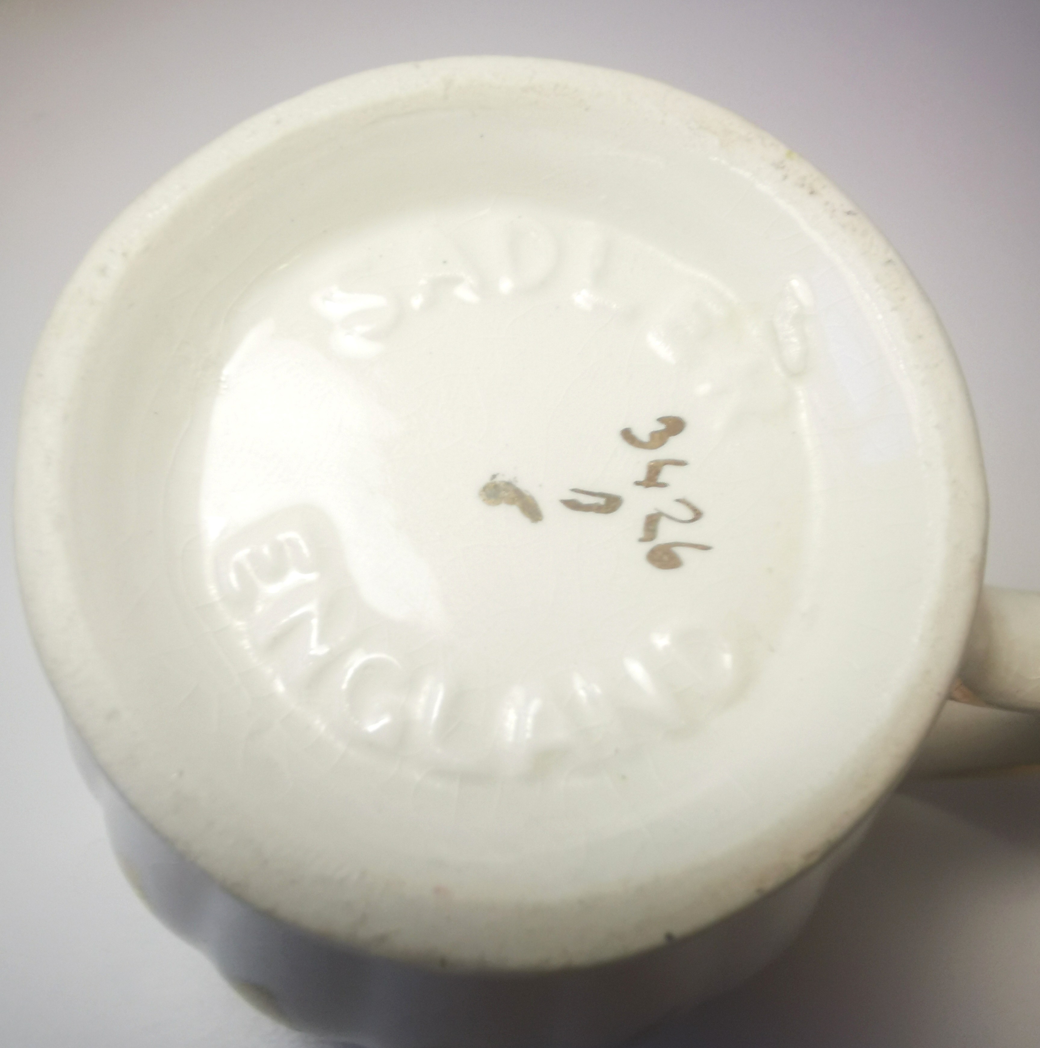 Creamer Sugar Bowl Set Fruit Sadler Engand Limited Edition 3426 - photo 5