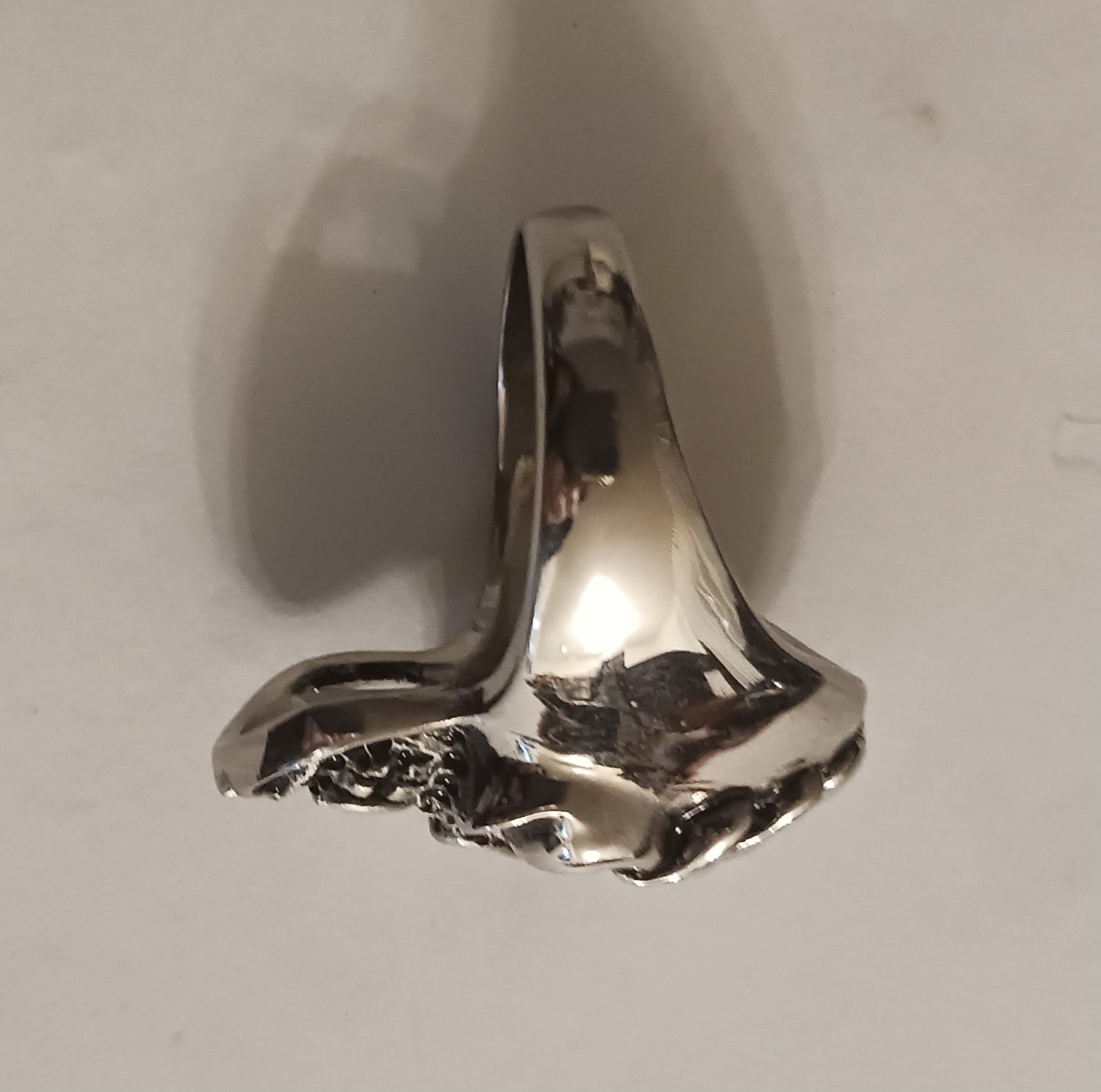 Monte Cristo Gothic Skull Stainless Steel Gents Ring Size 12-New - photo 4