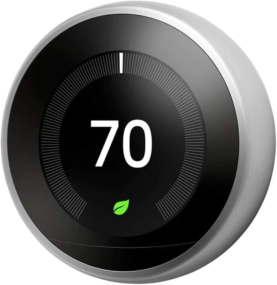 Nest Learning Thermostat (3rd Gen) – Stainless Steel - Brand New