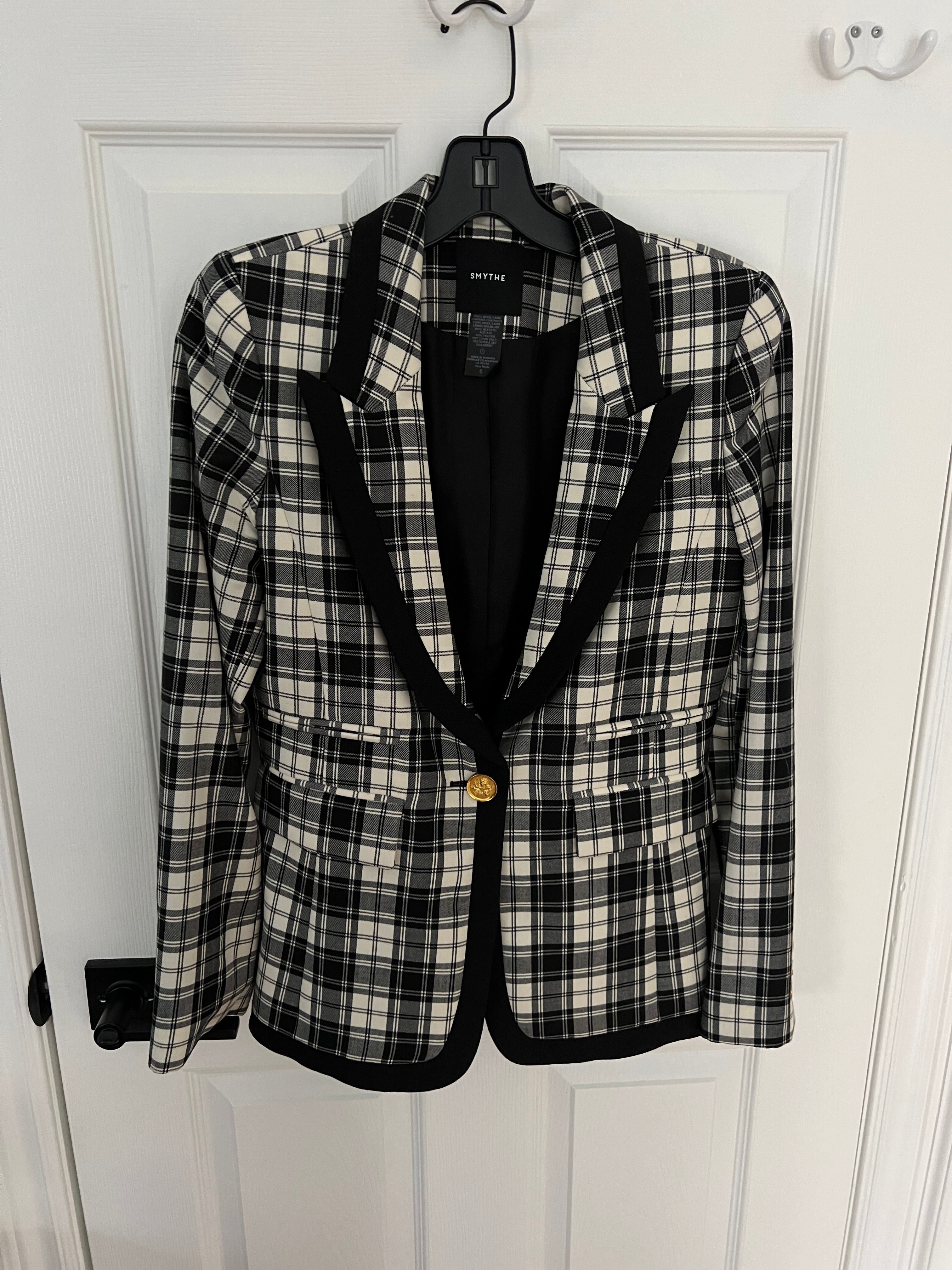 Smythe Plaid Blazer