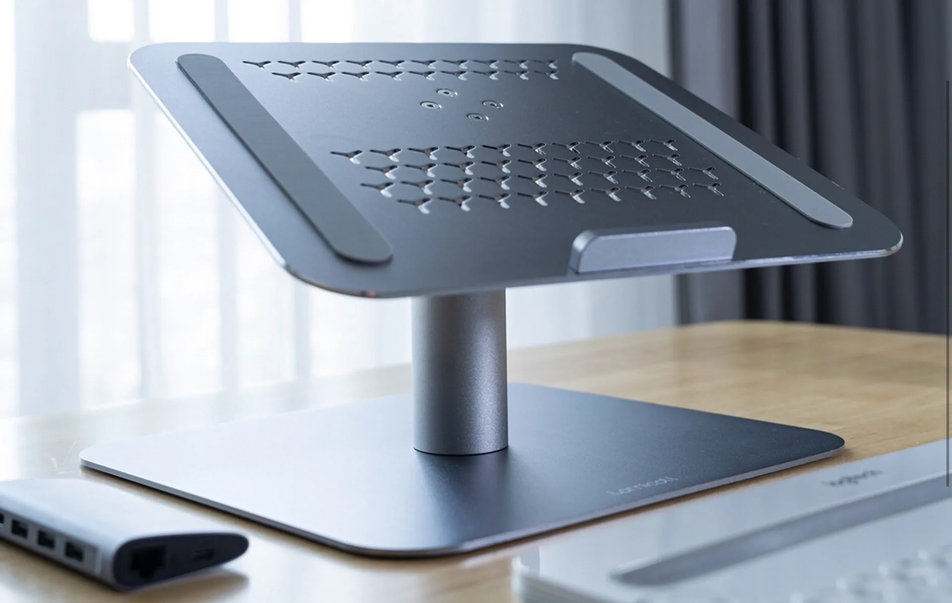 Adjustable Laptop Stand – 360° Swivel, Height & Angle Adjustable