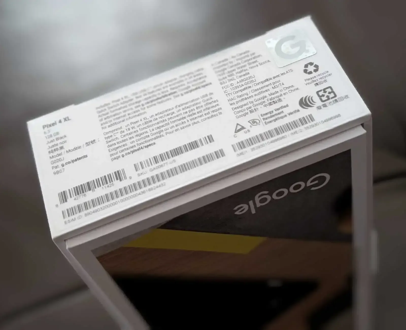 Google Pixel 4 XL - Just Black - 128GB - Unlocked image indicator(8)