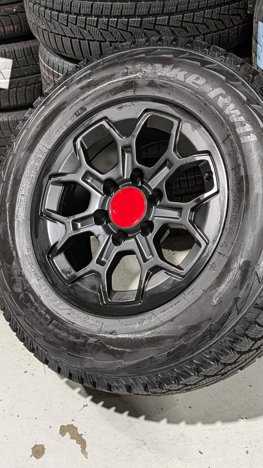 NEW 17" OE+ TT06(6x139)+245/75/R17 Hankook snows-Tacoma/4Runner