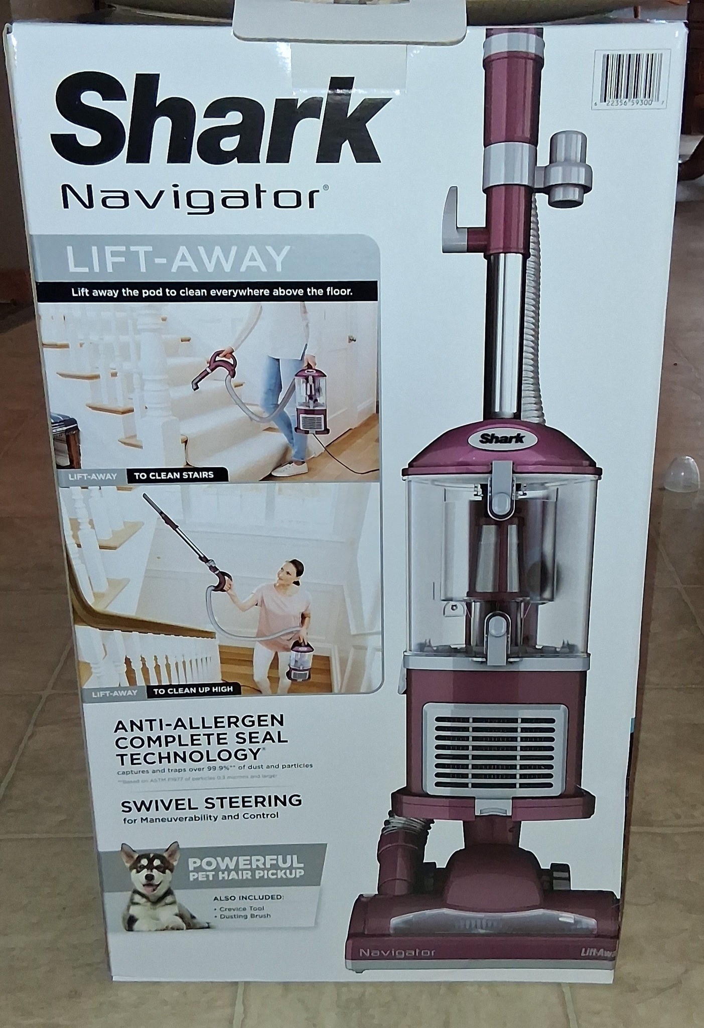 New Shark Navigator Lift-Away Vacuum  Pet Hair HEPA Filter.