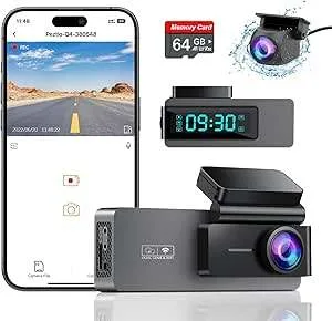 ARIFAYZ Dash Cam Front And Rear 4K+1080P
