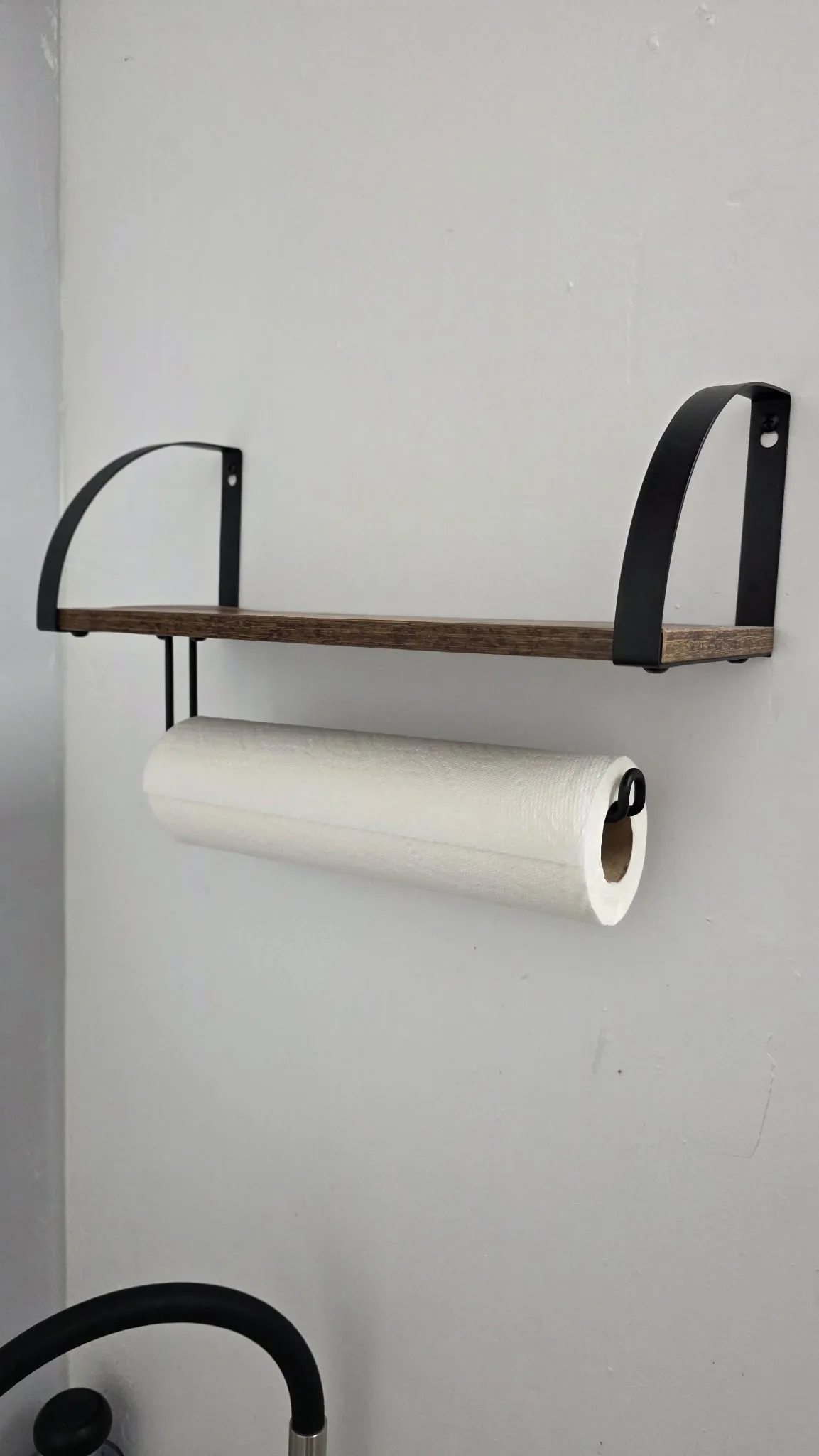Paper Towel Roll Holder with Shelf
