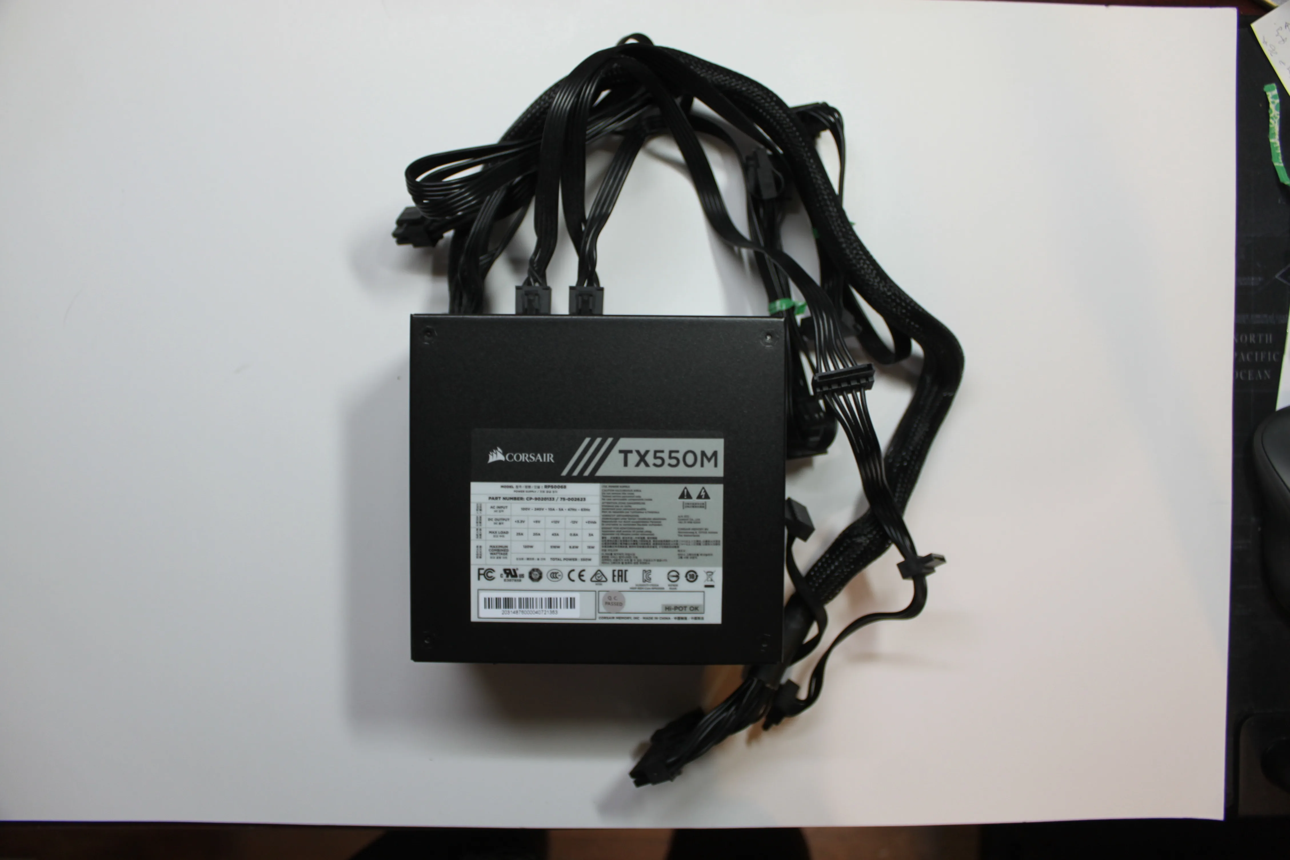 Corsair TX550M Power supply image indicator(3)