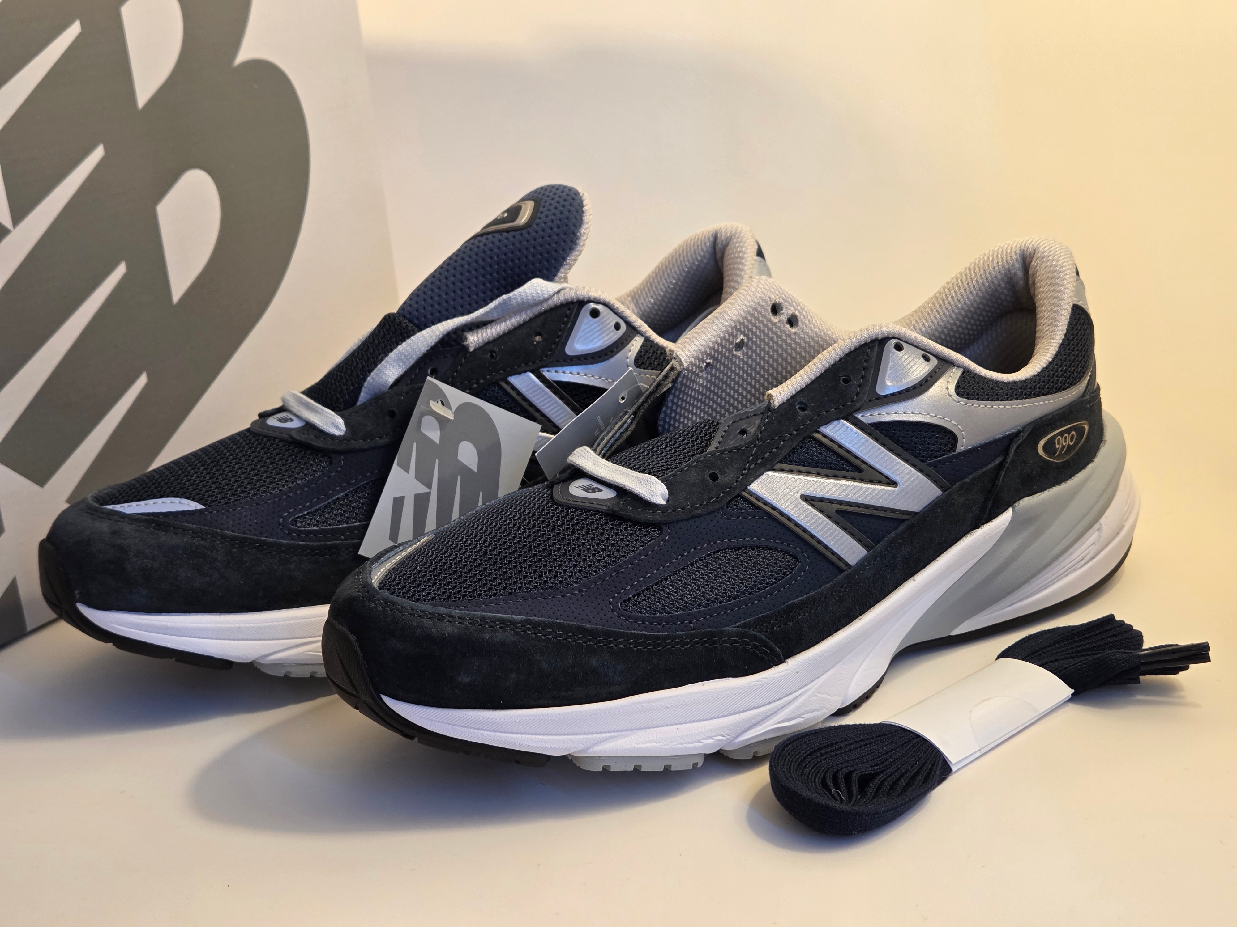 New Balance 990v6 Made in USA Navy, US 10.5 D - photo 2