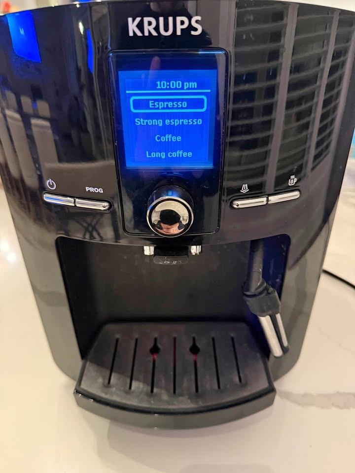 KRUPS Super Auto Coffee Machine Needs Maintenance