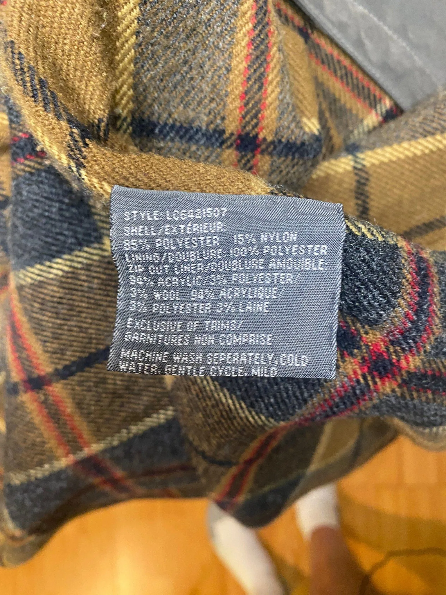 Liz Claiborne Soft Shell Lined Hooded Tan Women’s Coat Large image indicator(6)