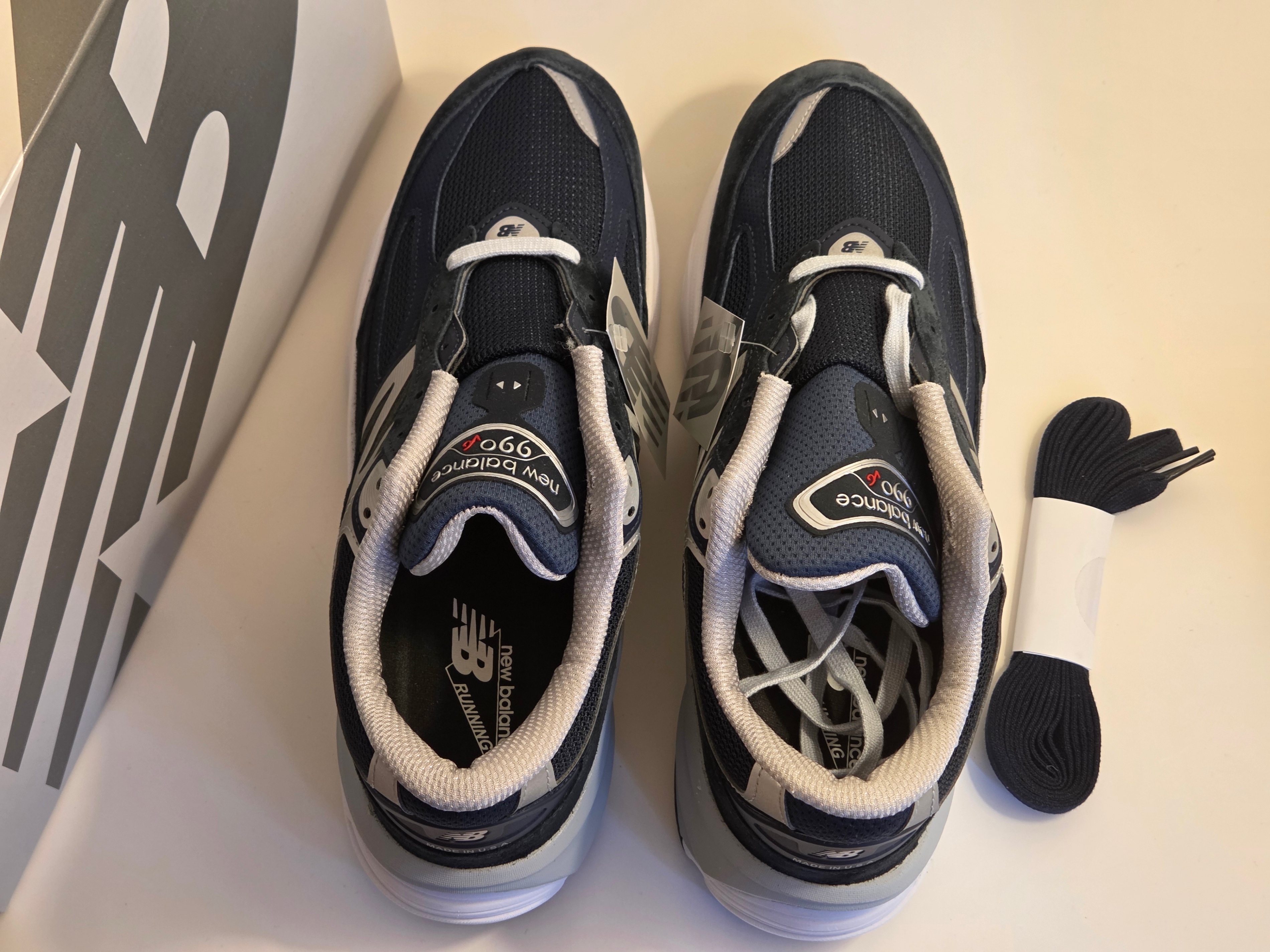 New Balance 990v6 Made in USA Navy, US 10.5 D - photo 4