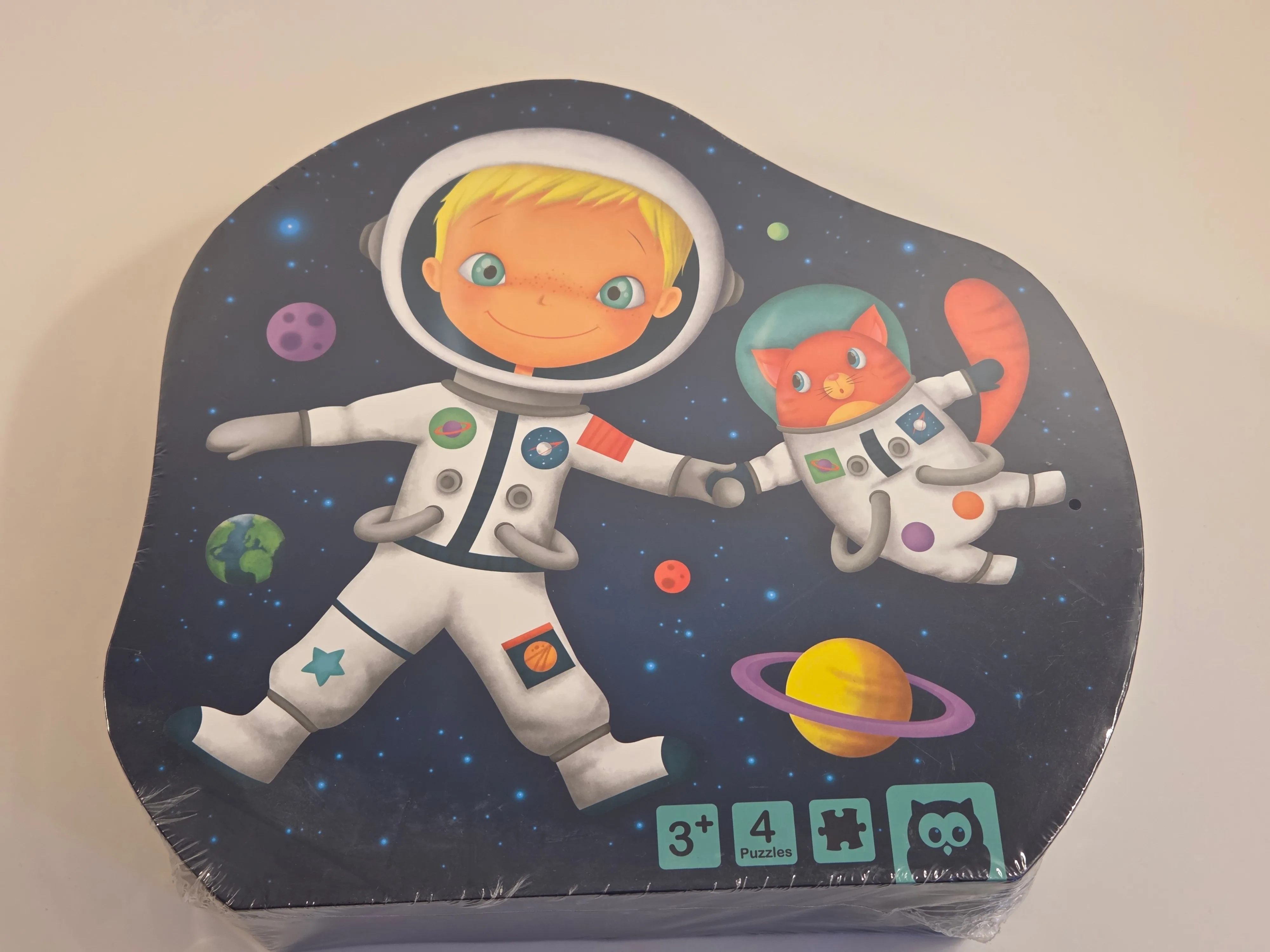 Astronaut Progressive Puzzles 4-in-1, 3+, New/Sealed