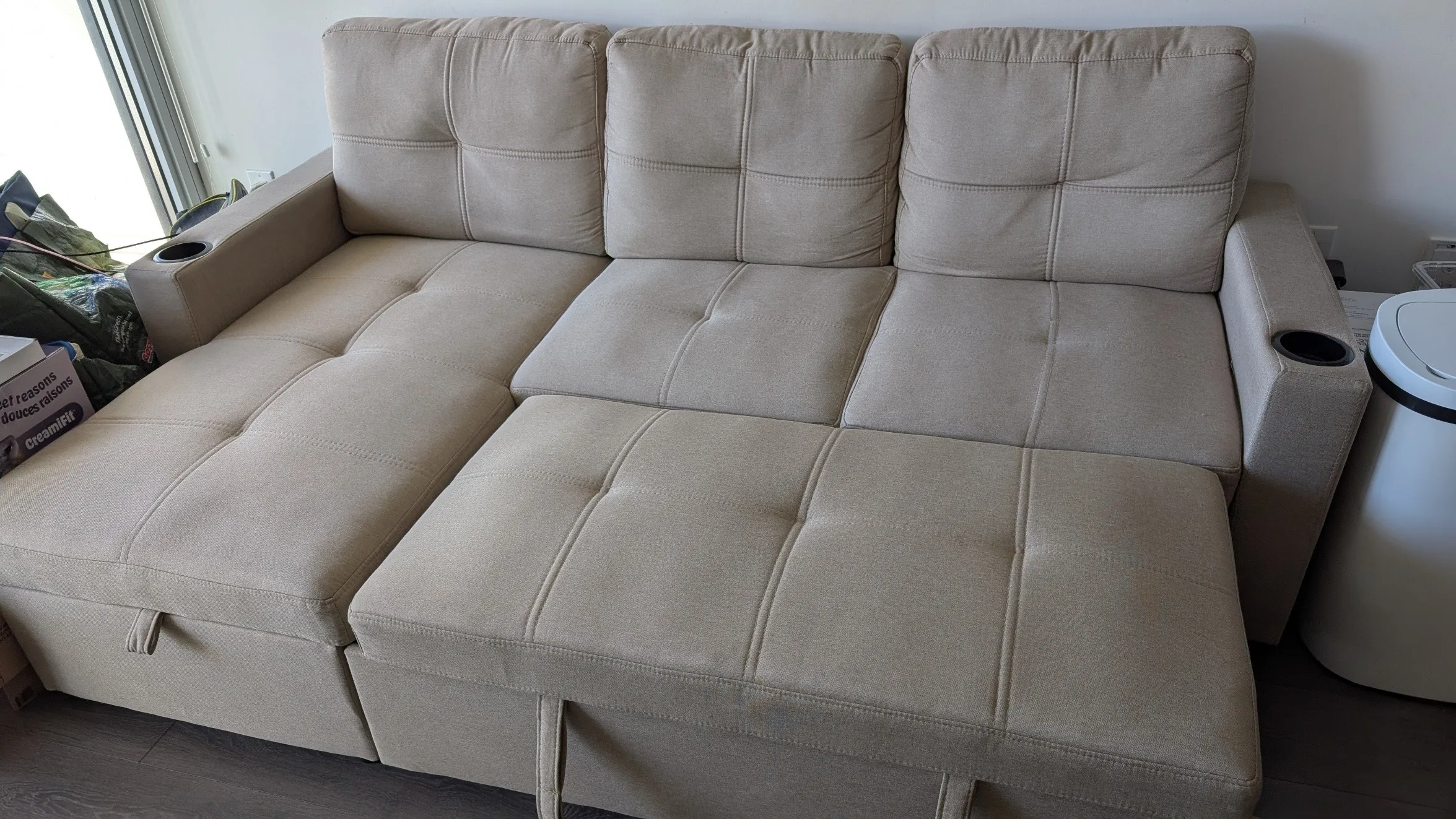 Pull Out Sofa Bed with Storage image indicator(6)