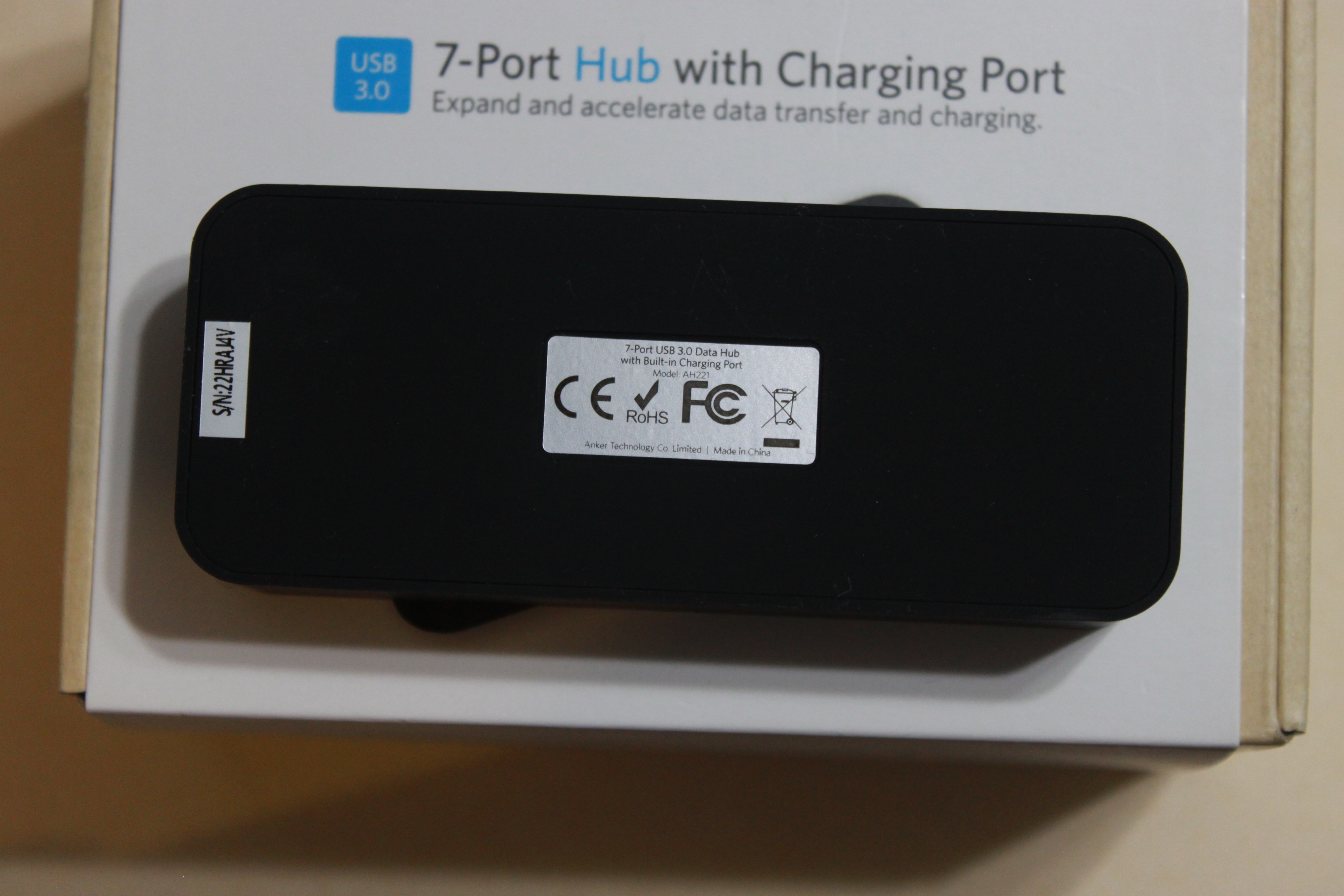 Anker 7 port USB 3.0 with charging port - photo 2