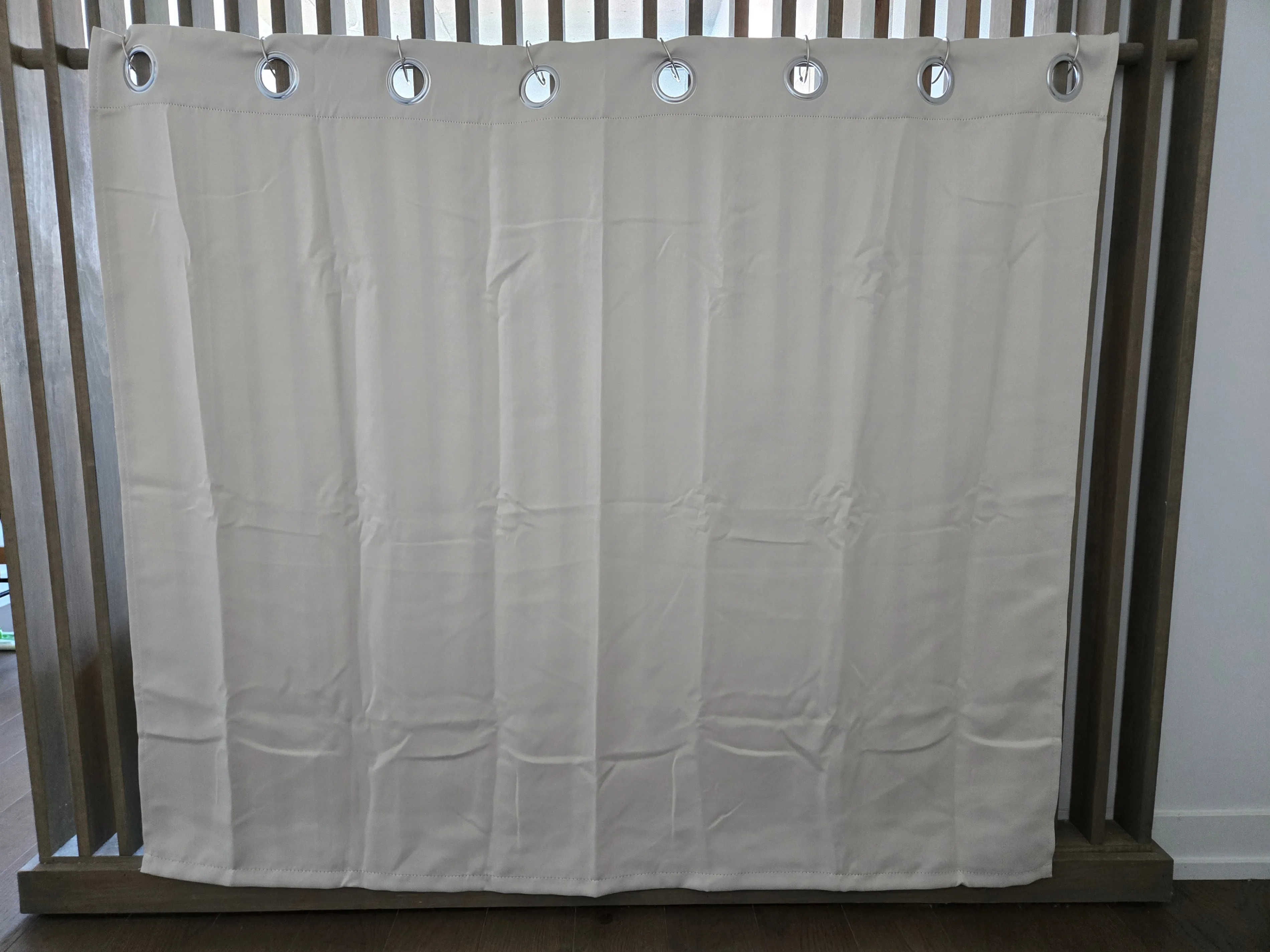 “Deconovo” Blackout Curtain Panel / 42”Wx45”L / light beige
