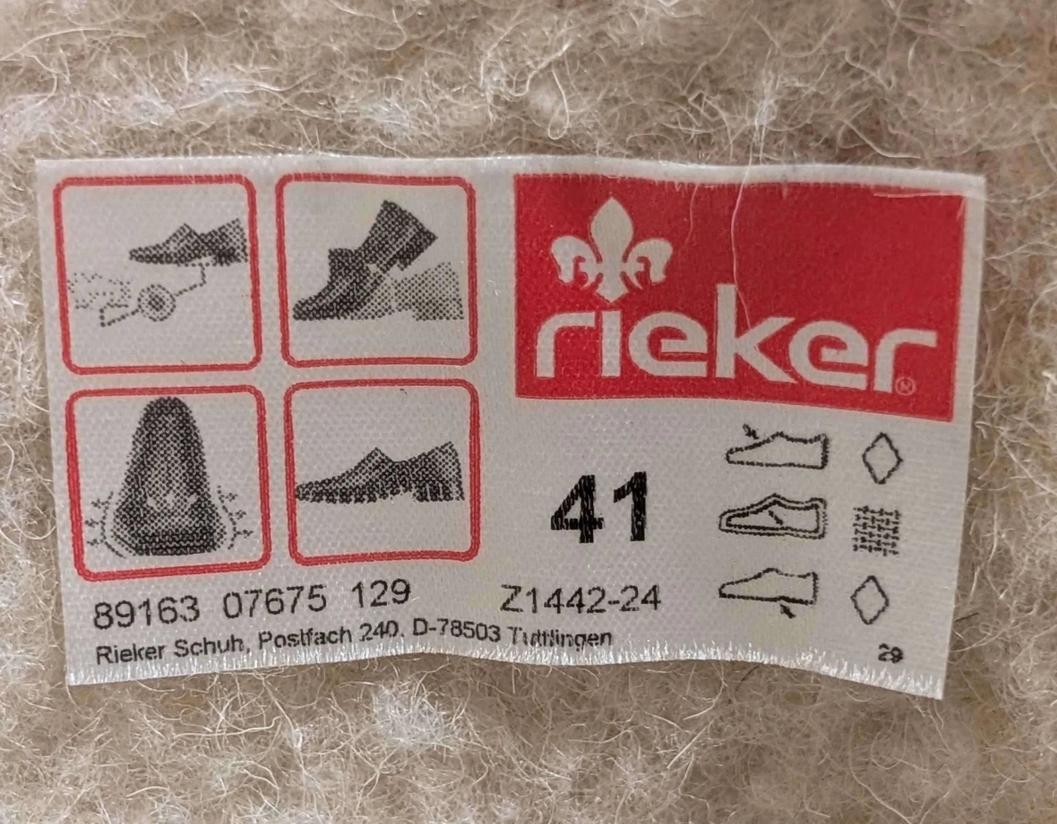 Rieker Z1442-24 Boots - Size 41 (10) image indicator(5)