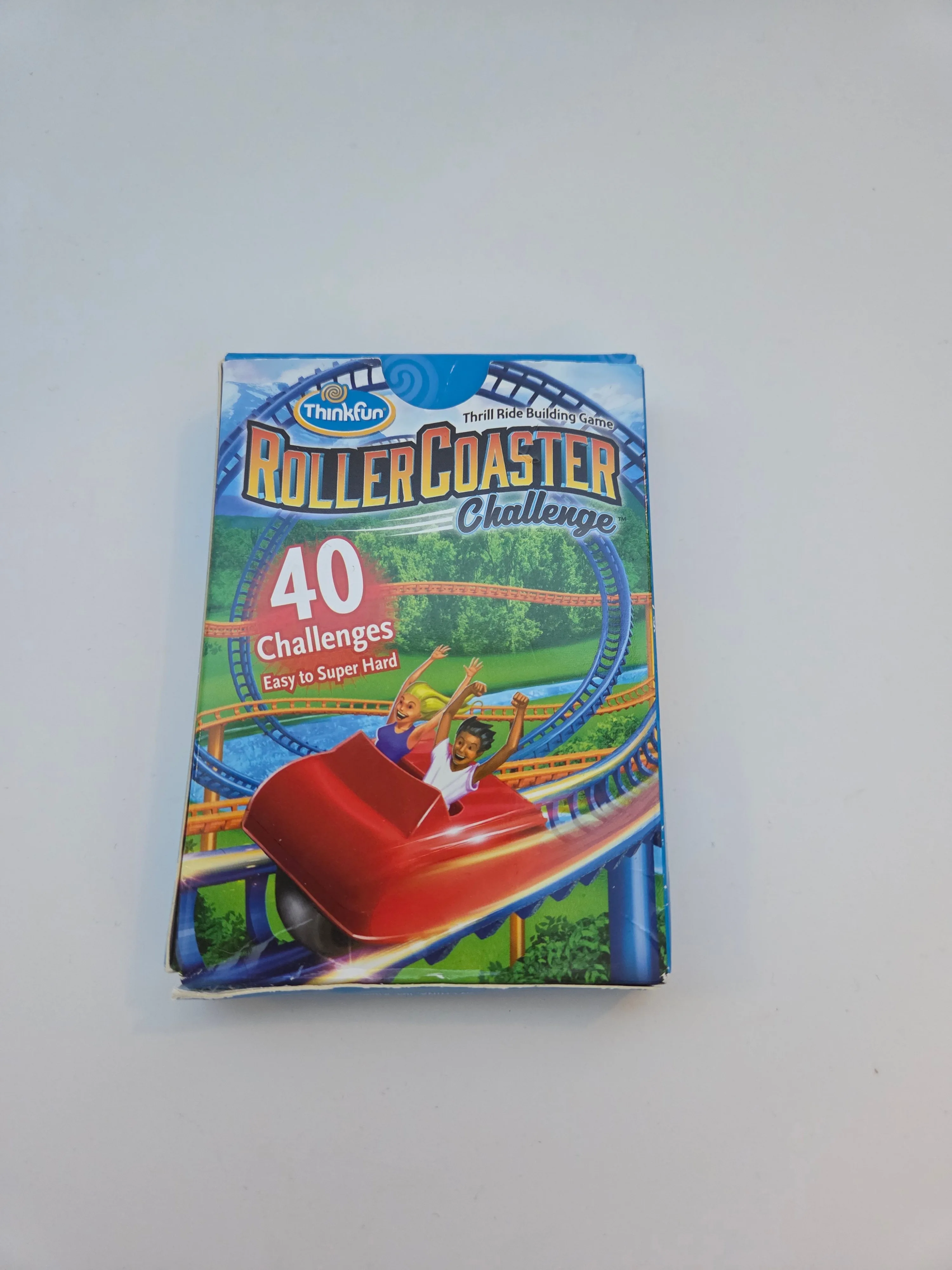 ThinkFun Roller Coaster Challenge 40 Challenge Cards