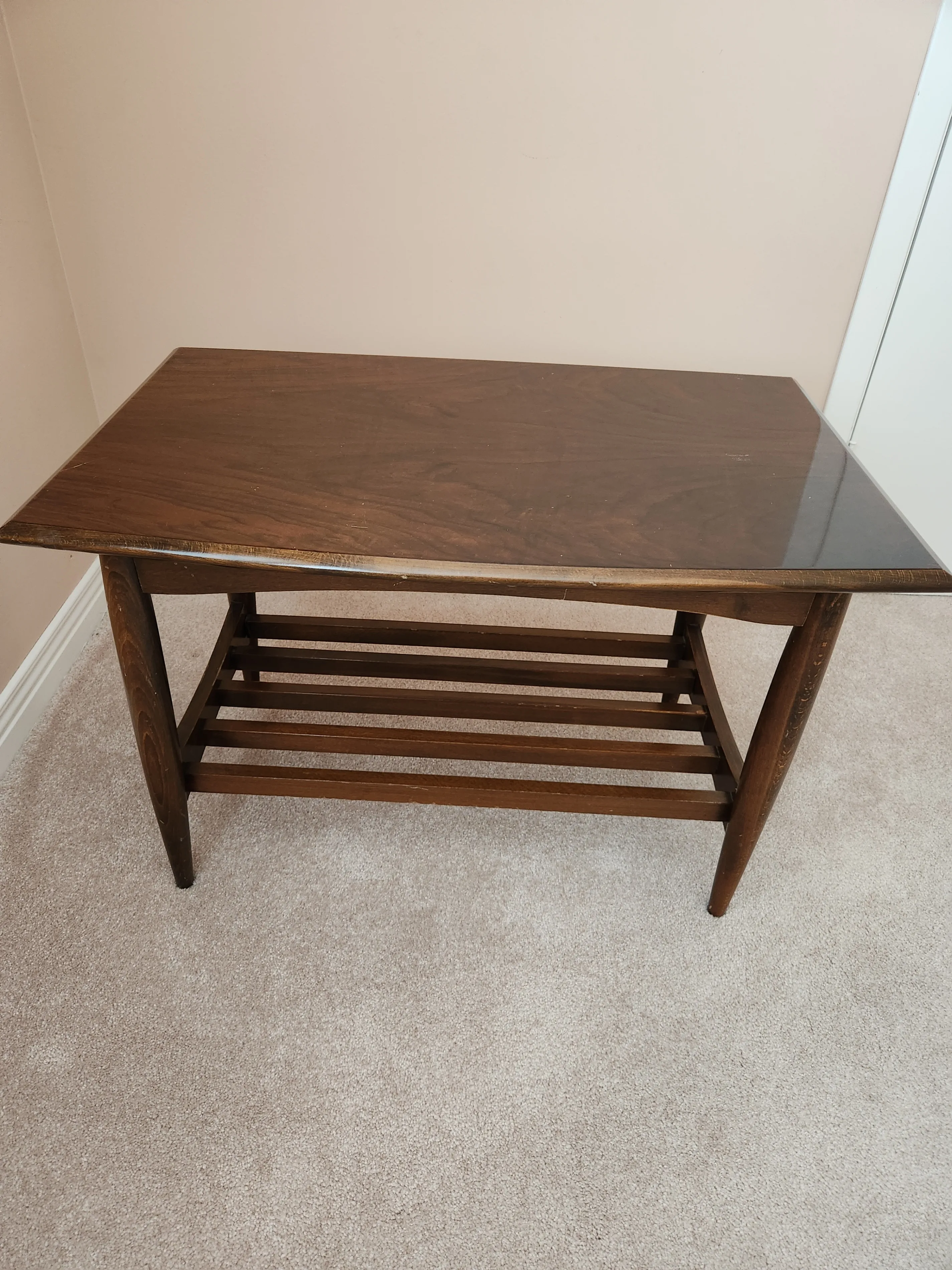 Vintage Wood Coffee Table and End Table image indicator(4)