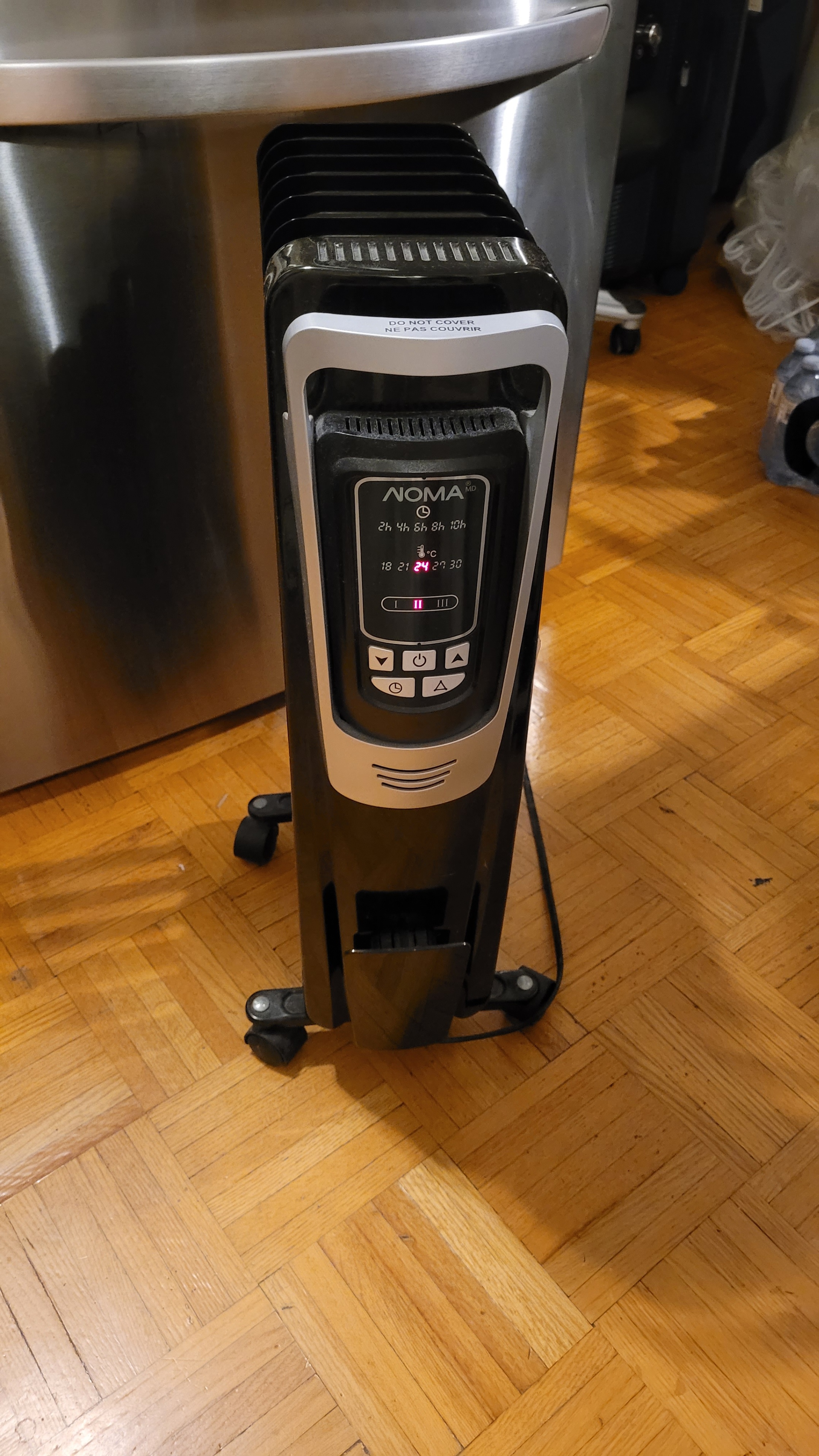 NOMA Digital Oil Filled Radiator with Adjustable Thermostat