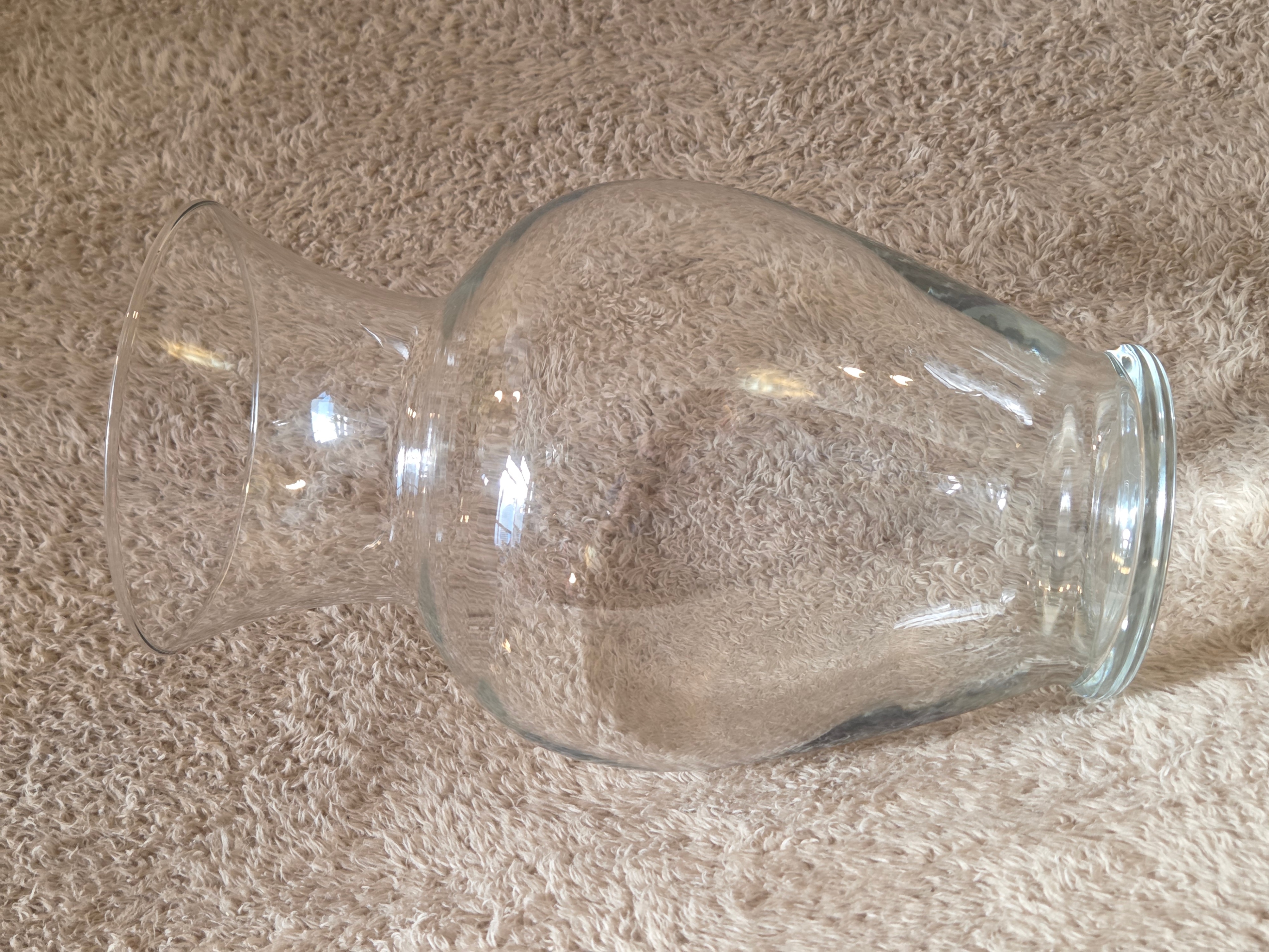 Clear Glass Bouquet Vase, 28 cm (11 in) Tall - photo 2