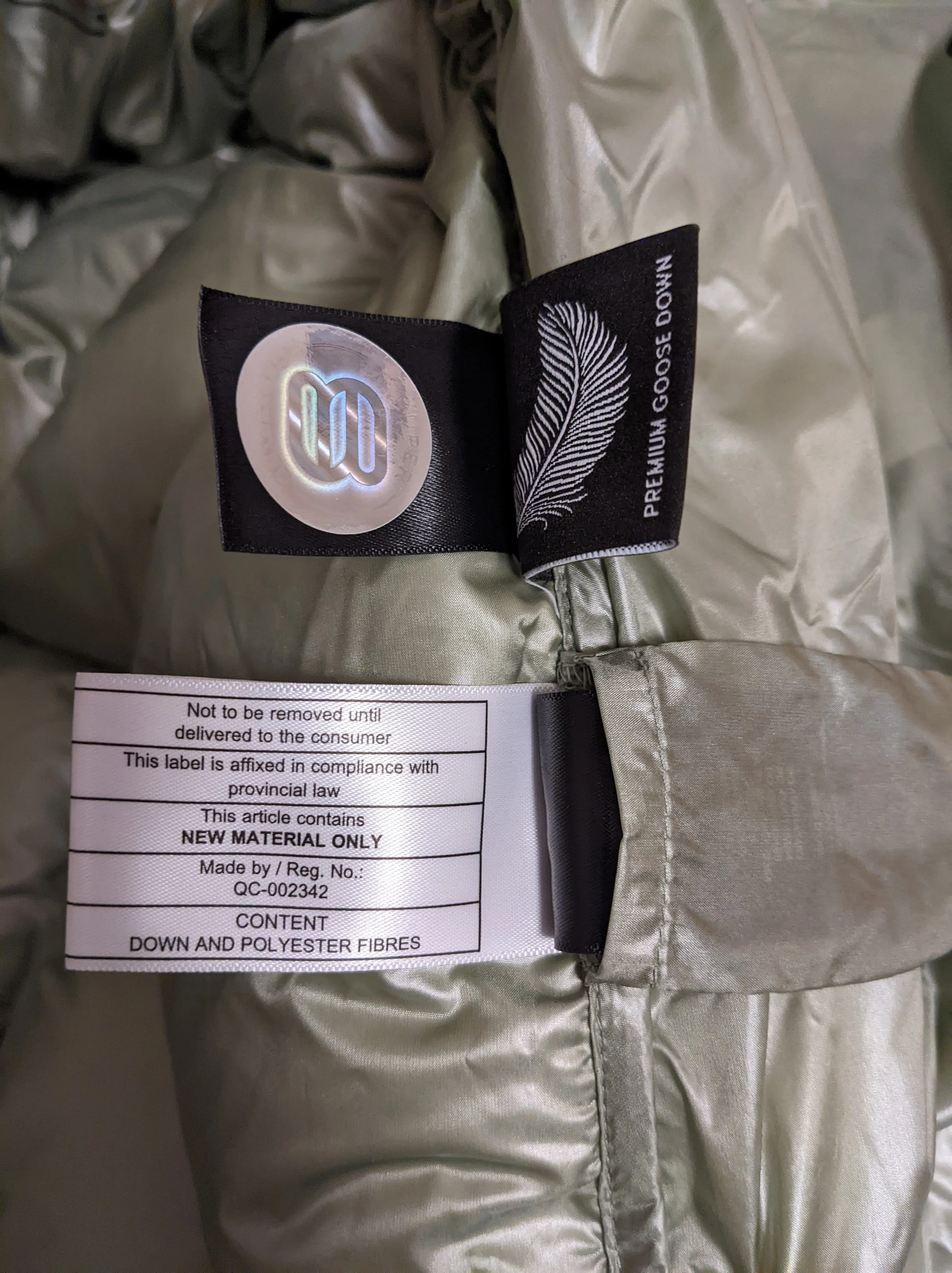 Aritzia The Super Puff, Hi-Gloss-Silent Storm Green - L - NEW image indicator(8)