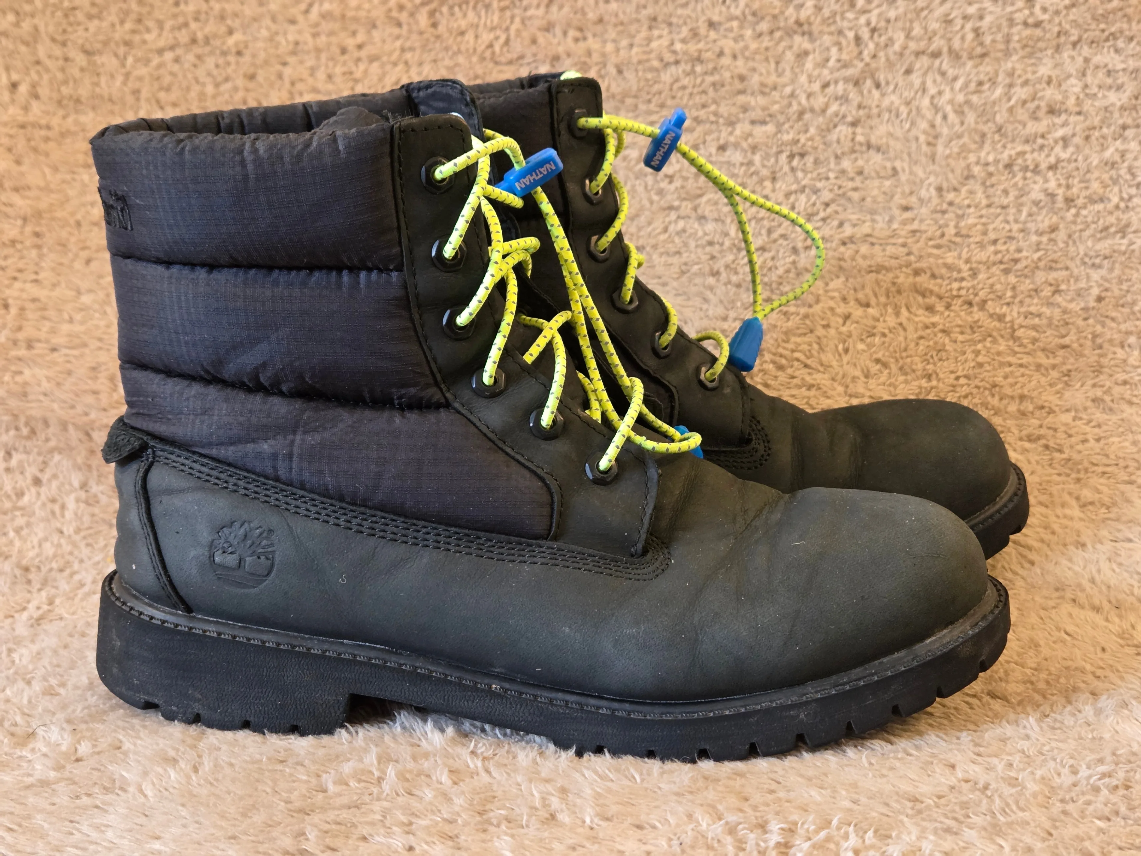 Timberland Kids 6" Puffer Winter Boots, US 7, Black image indicator(2)