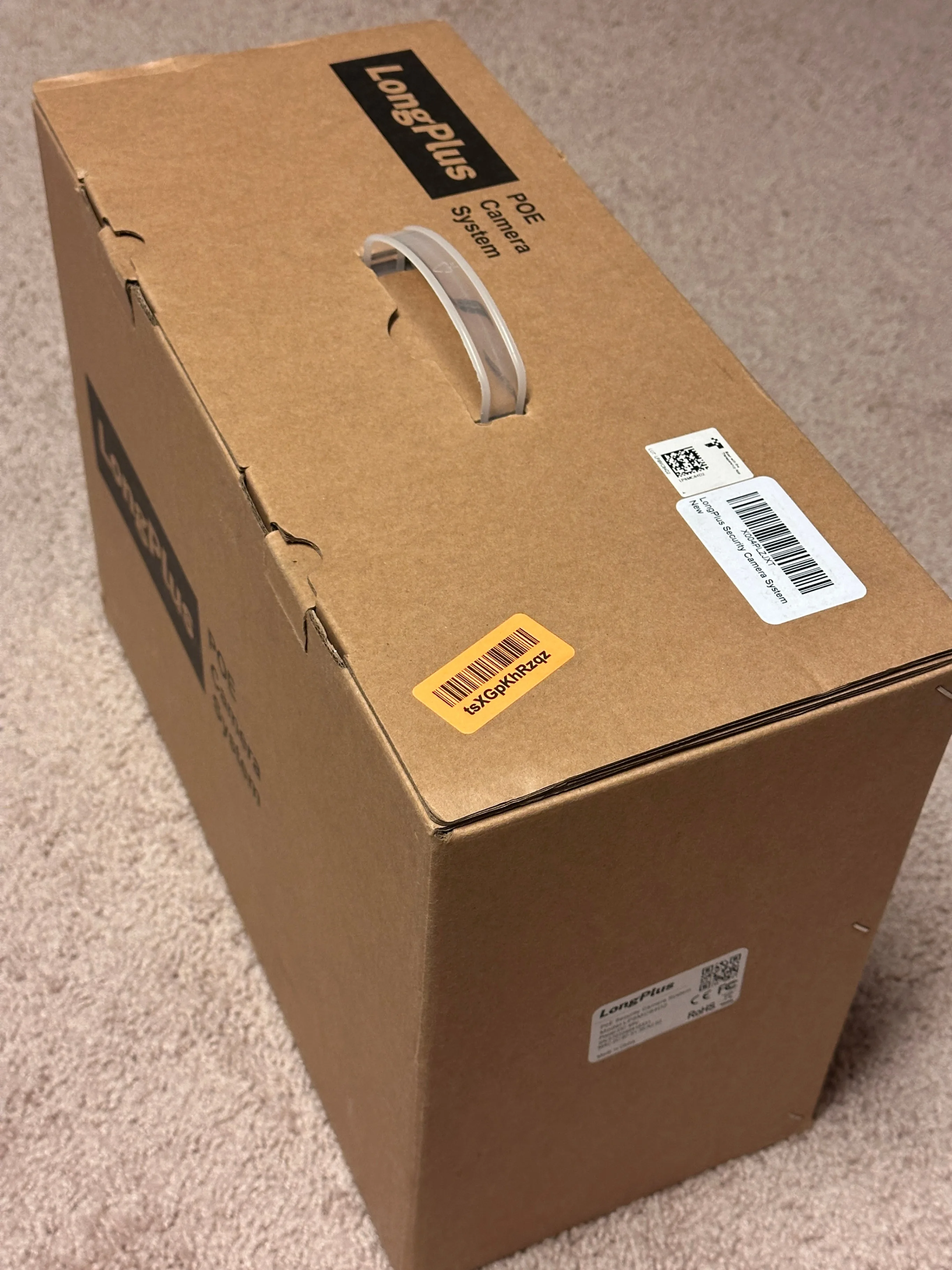 Set of 4 Security 4K AI Camera System 8Ch 2TB Storage NVR/Contro