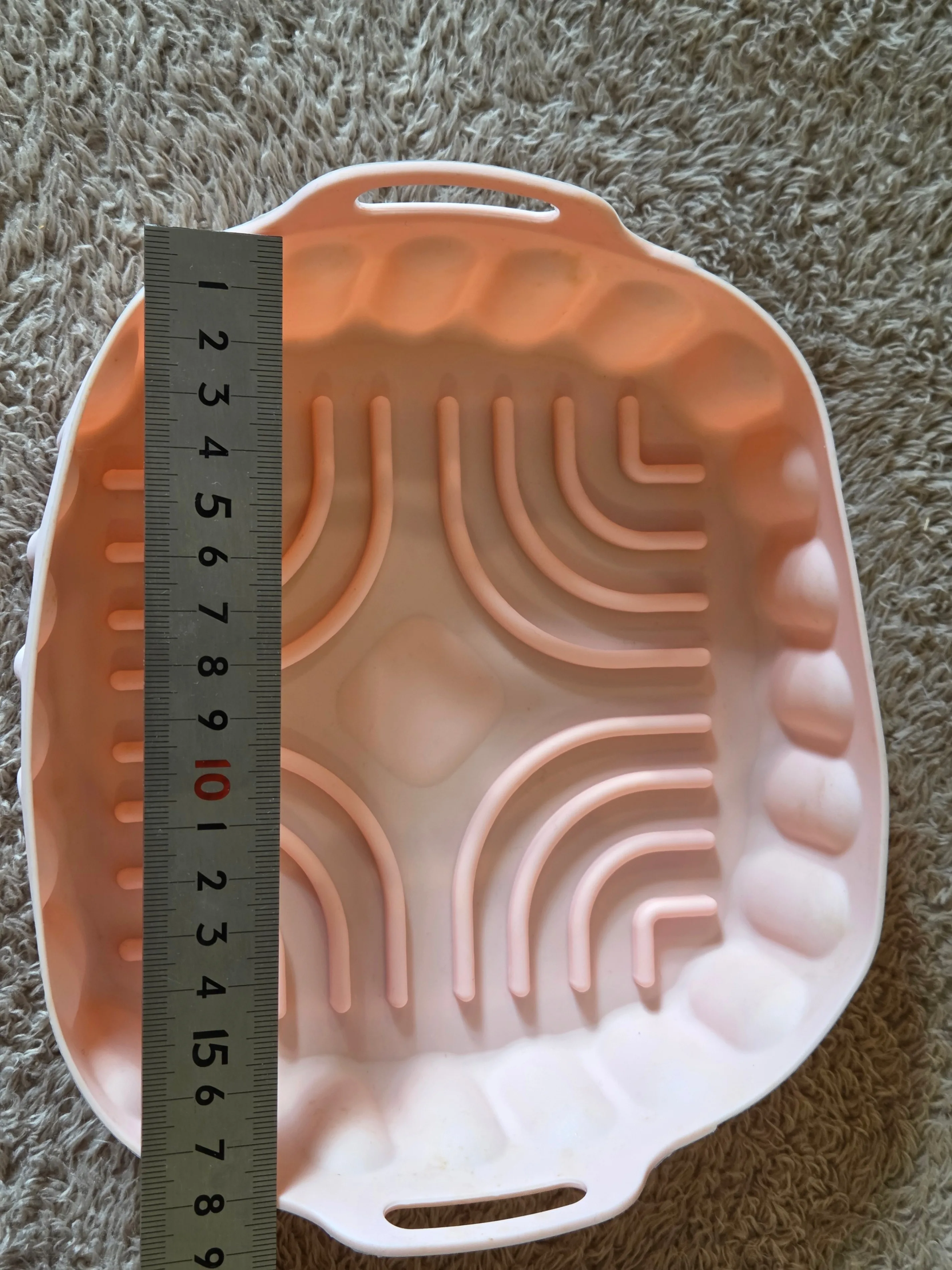 Silicone Air Fryer Liner – Square, 8 in, Pink image indicator(5)