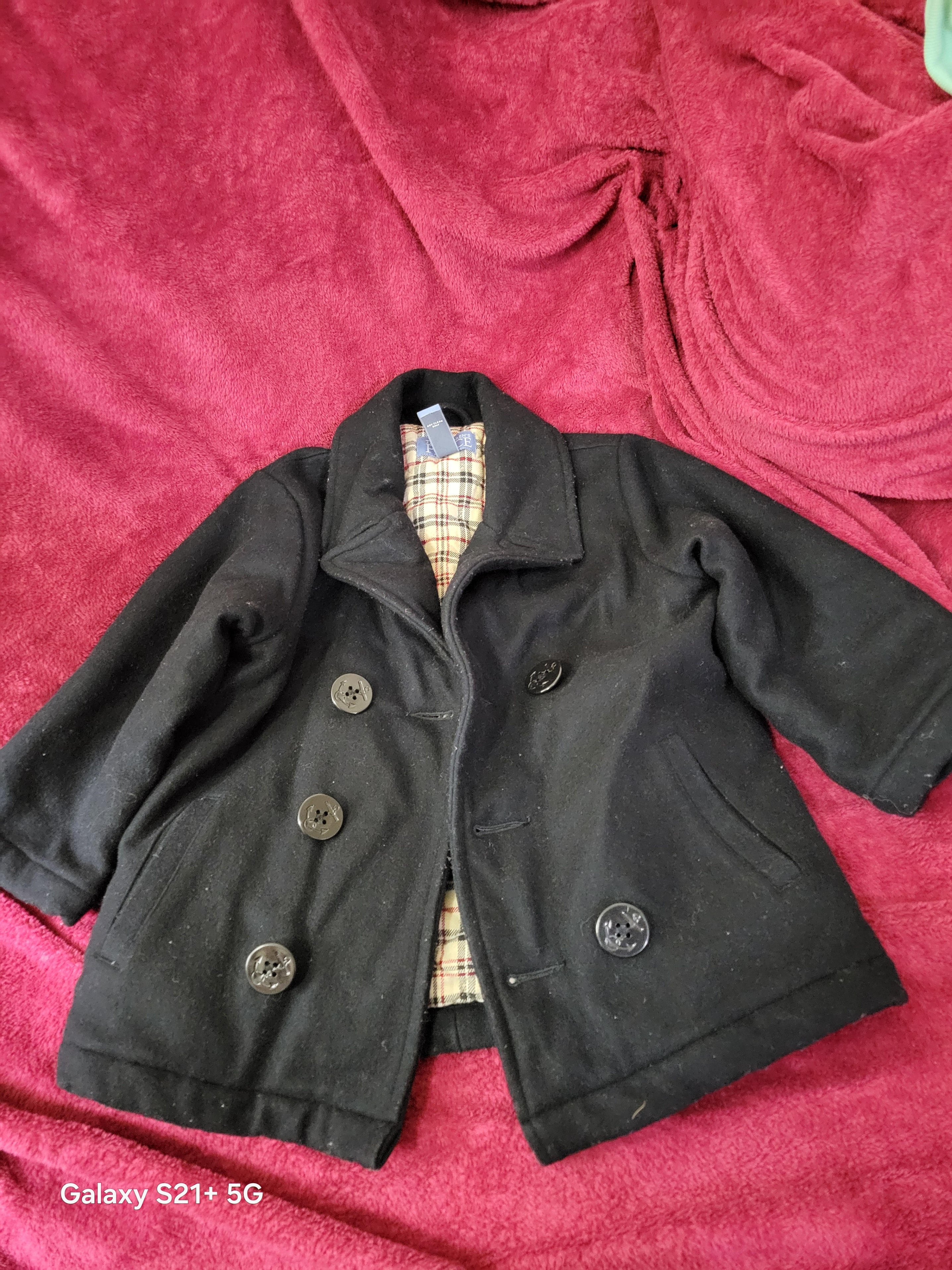 CHILDREN'S PLACE BOYS PEA COAT FOR THOSE COLD DAYS