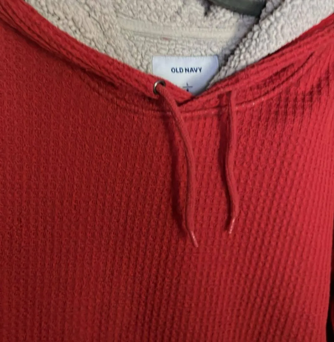 Man Old Navy Red Hoody - Size L image indicator(2)