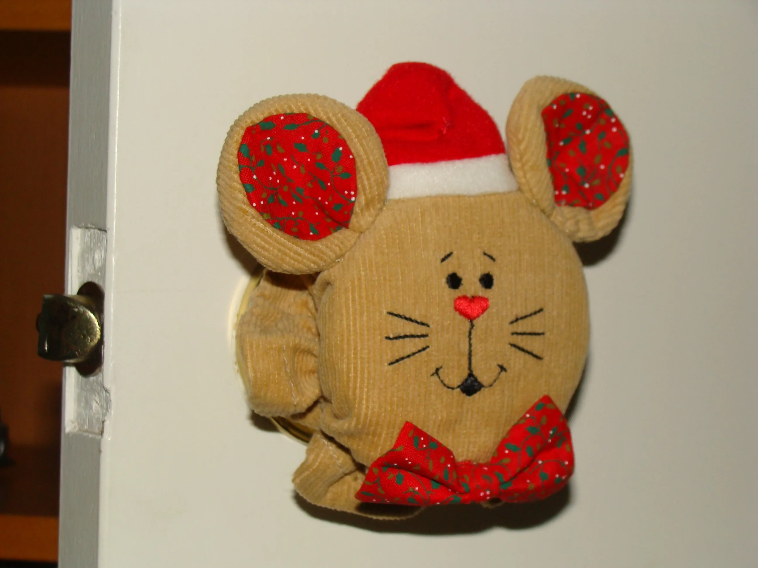 NEW Christmas Reindeer Mouse Door Handle Cover Decorations thumbnail
