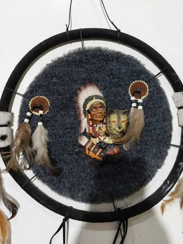 Native American dream catcher decor art 14.5" image indicator(5)