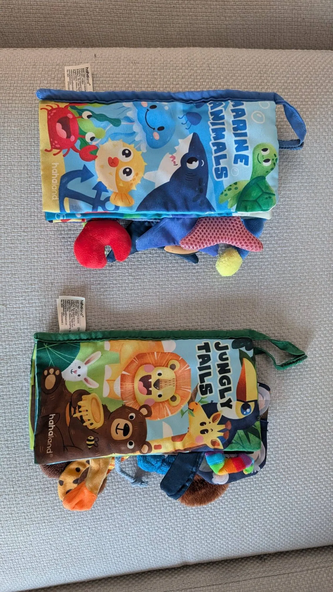 HAHALAND BABY CLOTHE BOOKS - WASHABLE