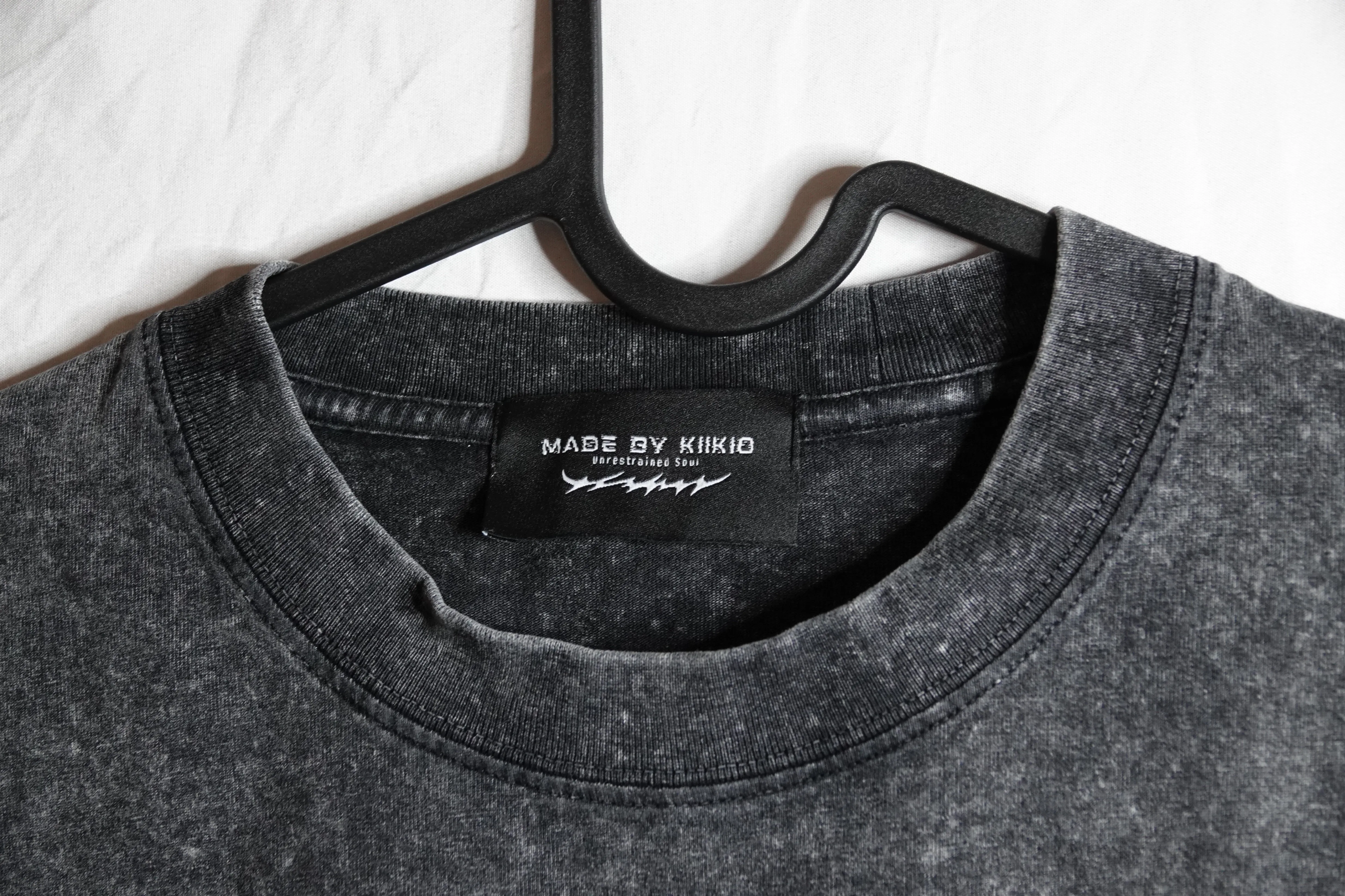 Made by Kikio Washed Black T-shirt image indicator(2)