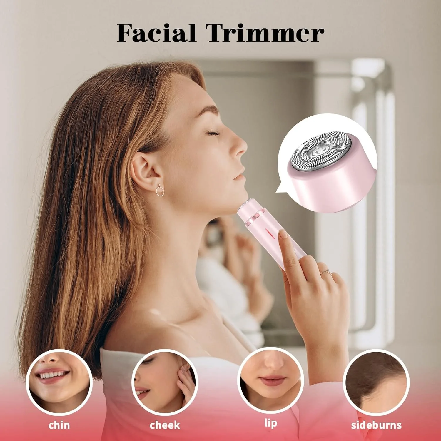 Bikini Trimmer for Women 2-in-1 Electric Razors image indicator(8)