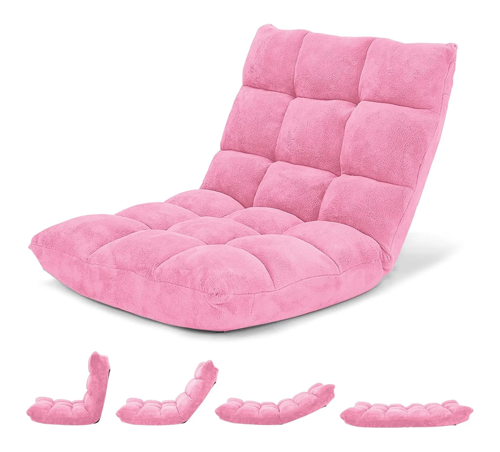 Pink Giantex Adjustable Floor Chair