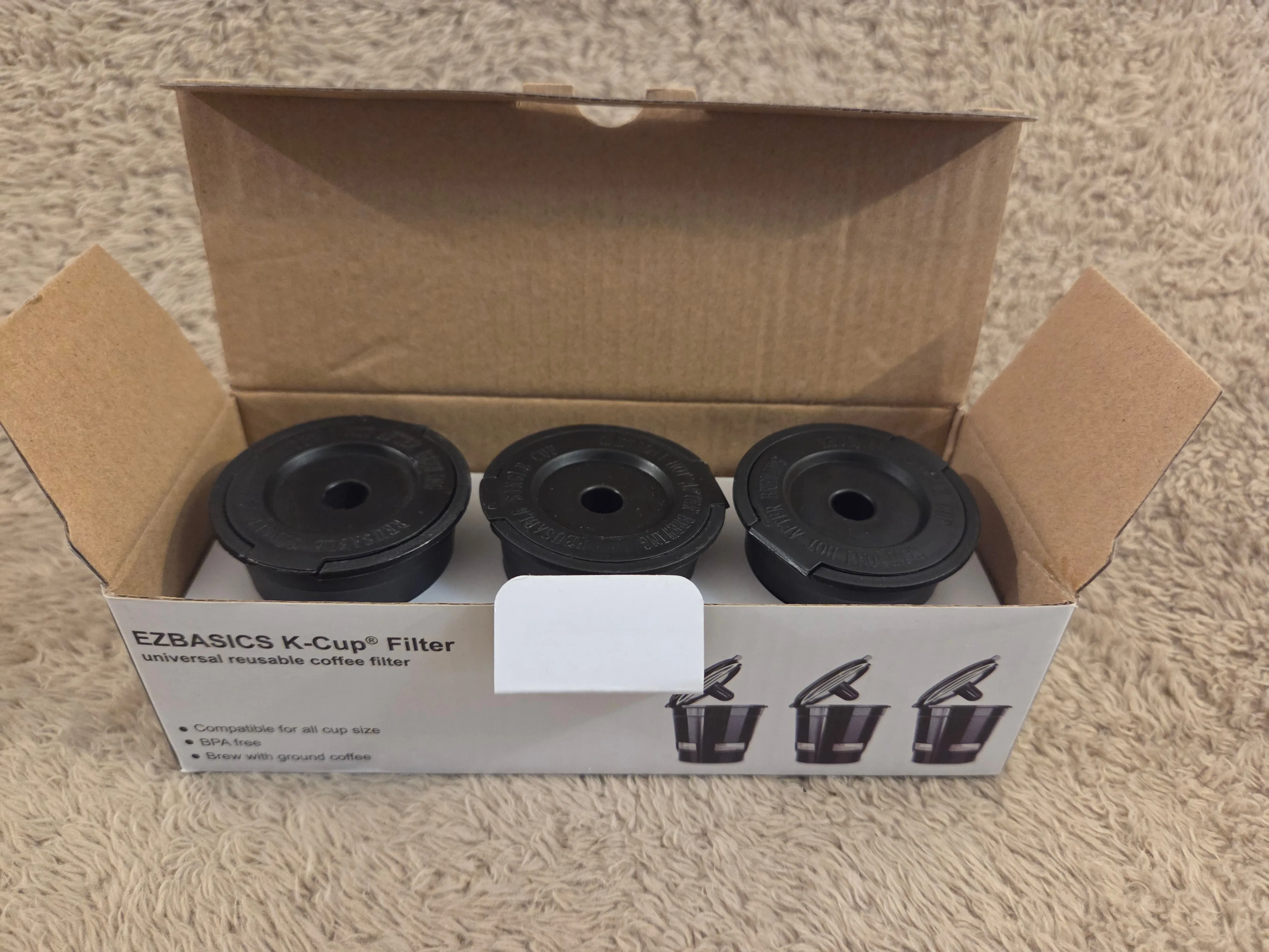 EZBASICS Reusable K-Cup Filters, 3-Pack image indicator(4)