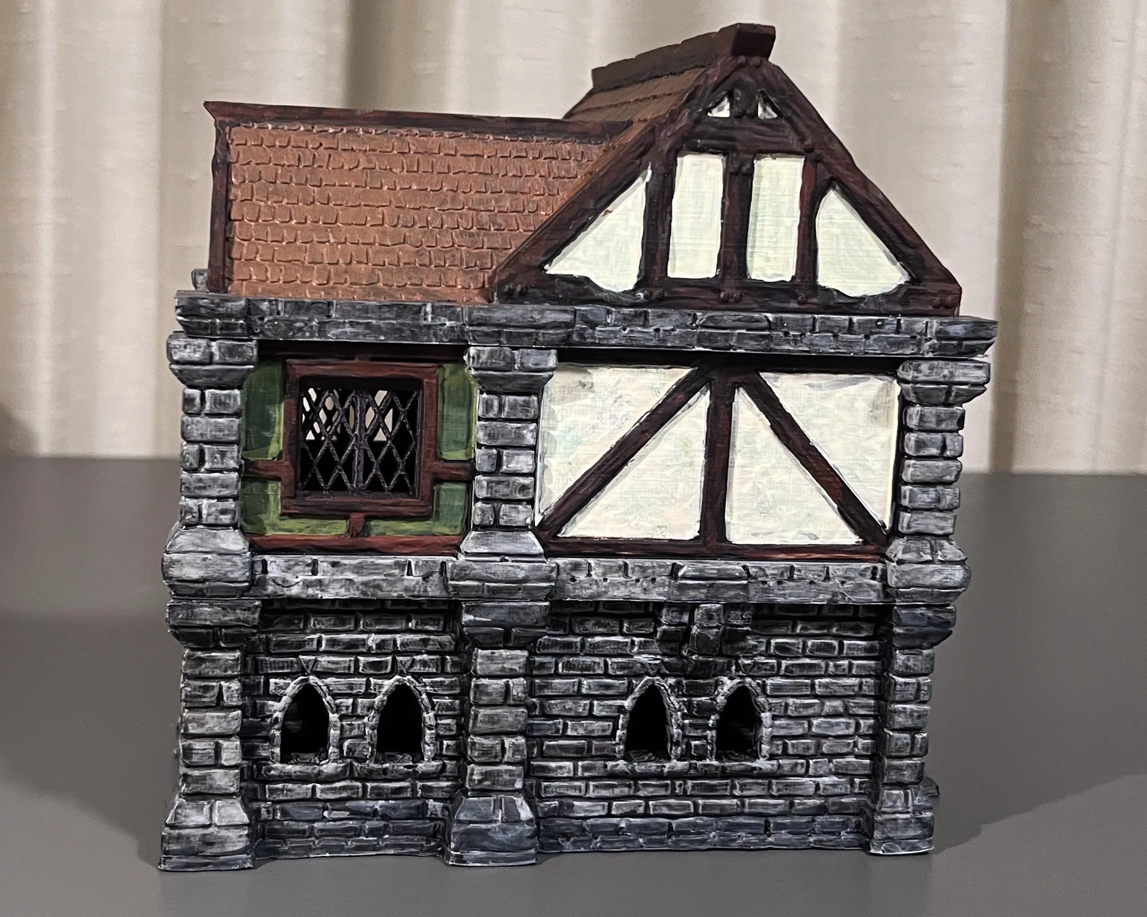 Medieval Inn 3D Print Scale Model image indicator(2)