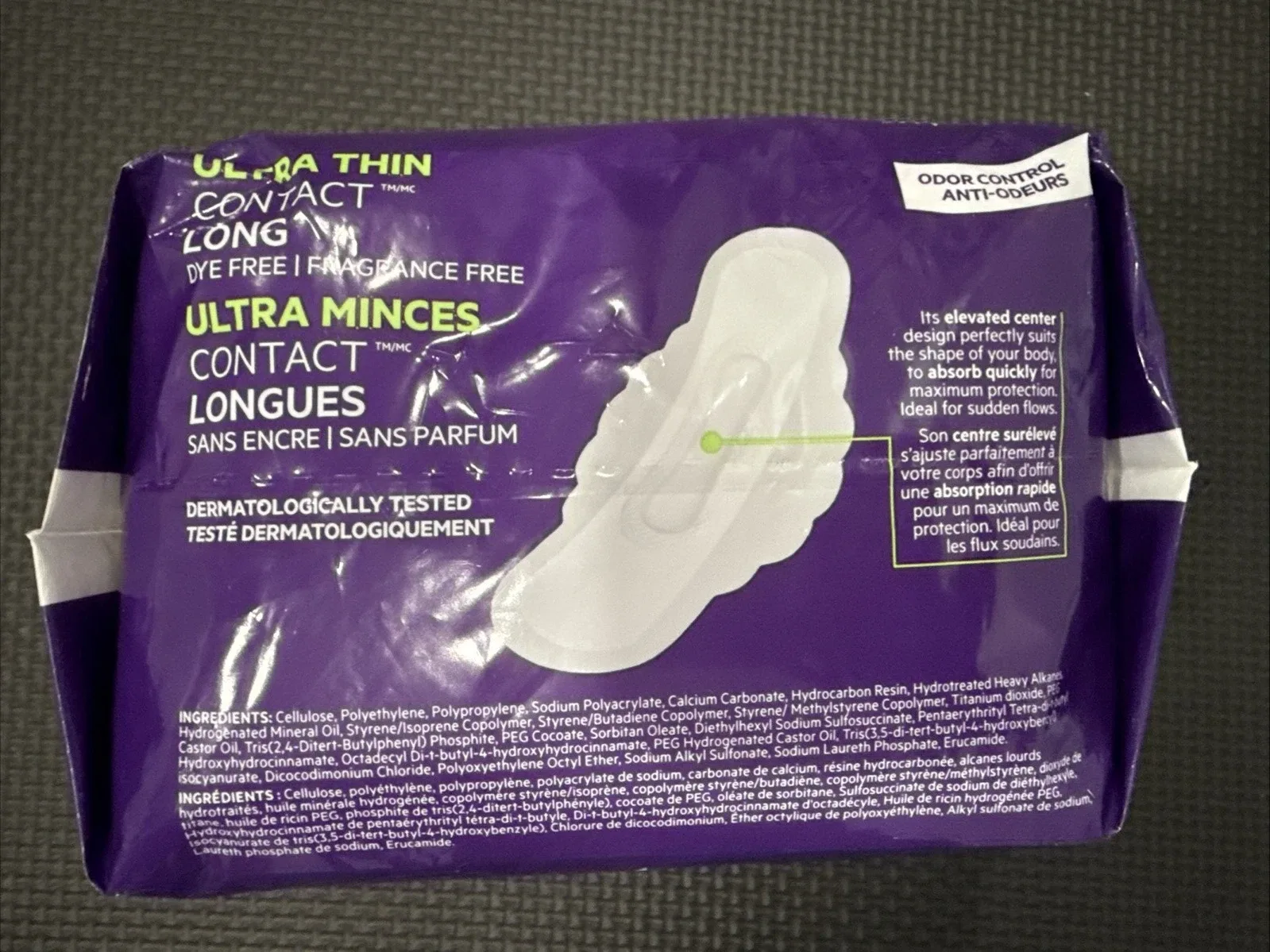 Incognito Feminine Pad Heavy Absorbency MC-112 16 per Pack image indicator(2)