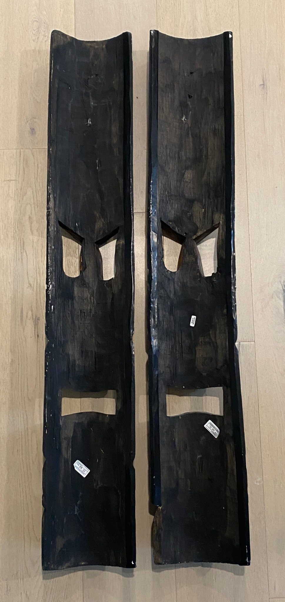 Carved Wood Tiki Masks with Pineapple Theme - photo 4